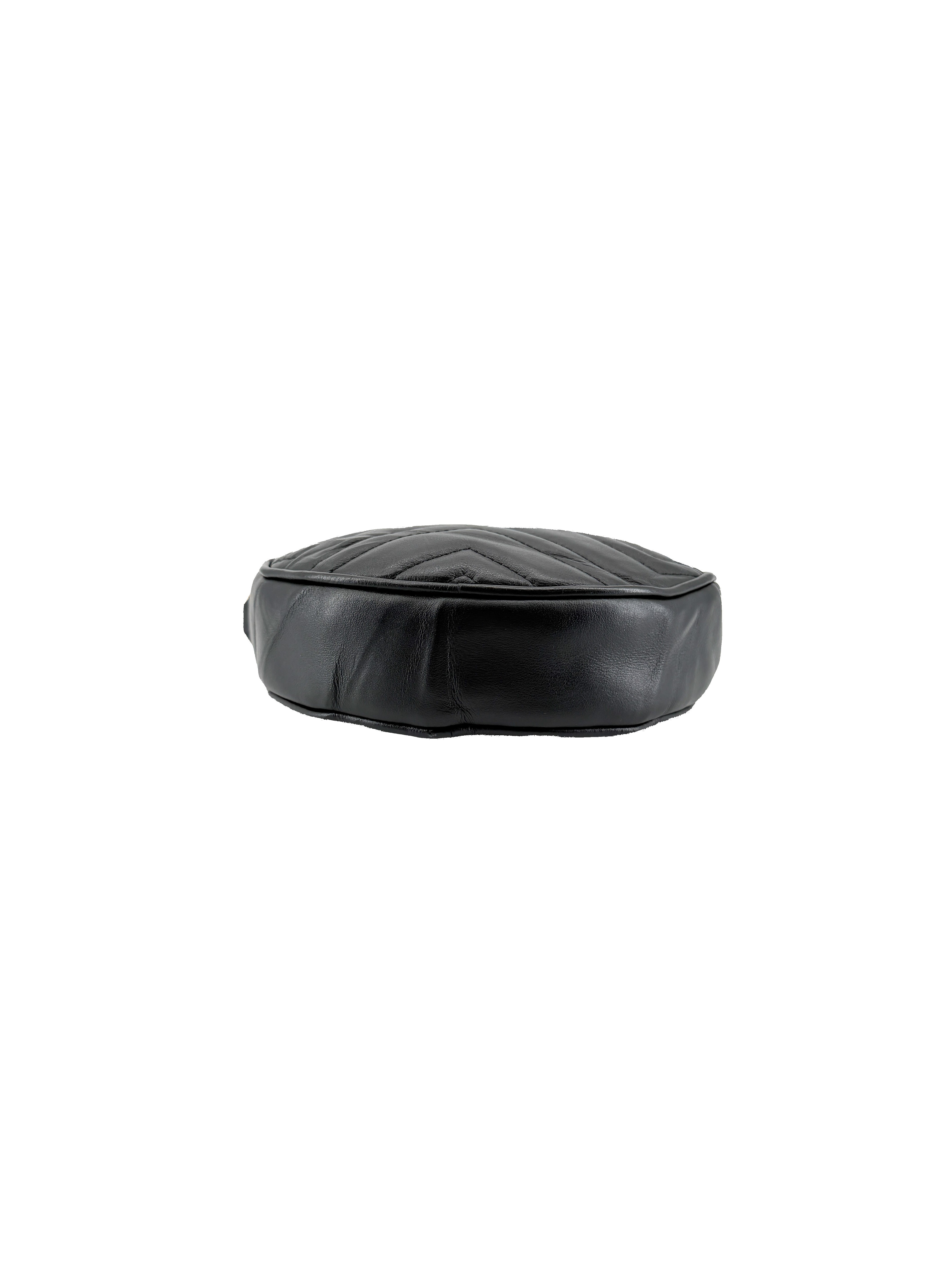 Gucci black Marmont GG wristlet 575164-584046