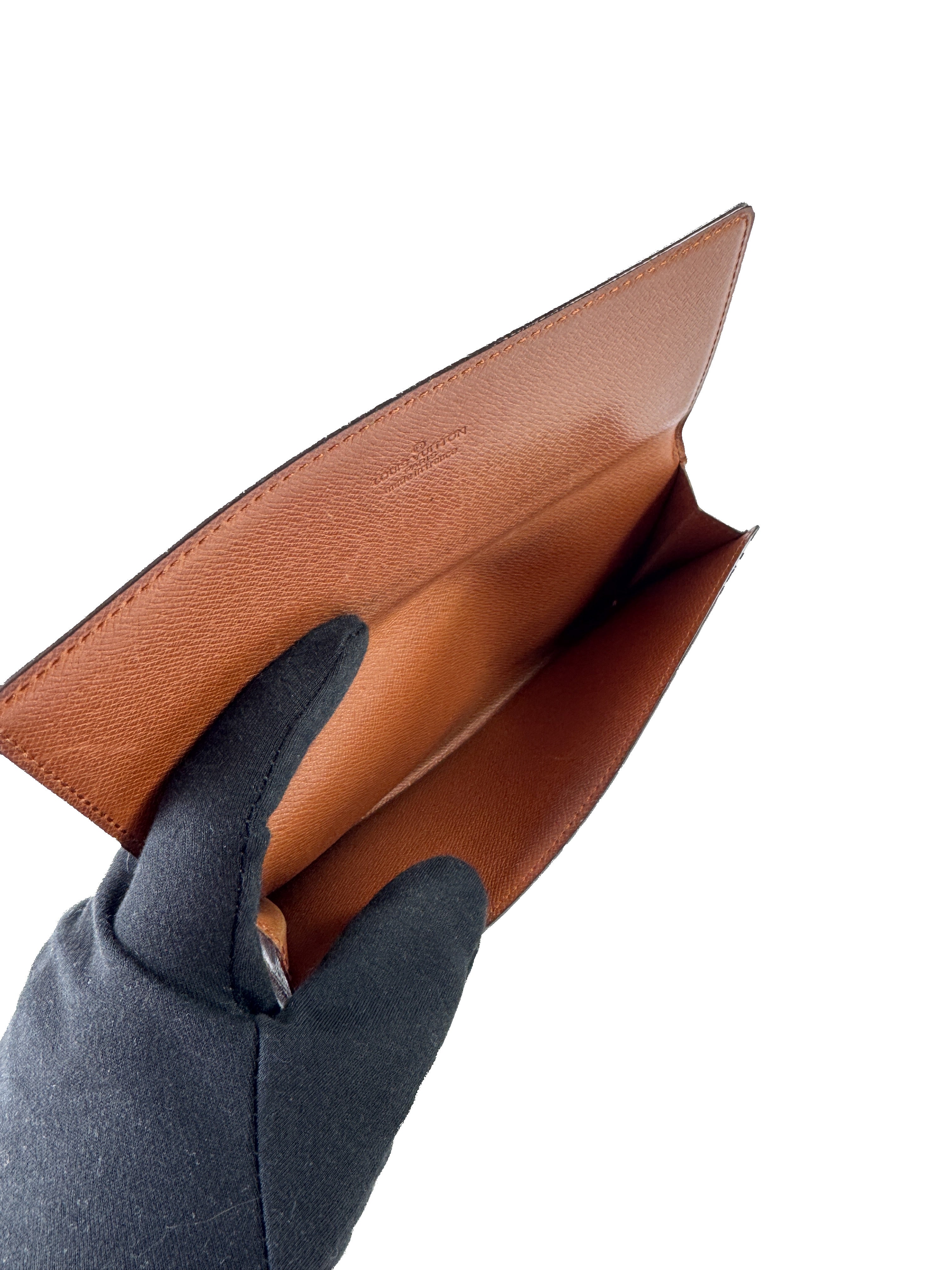 Louis Vuitton monogram porto yen cult credit long wallet MI8095