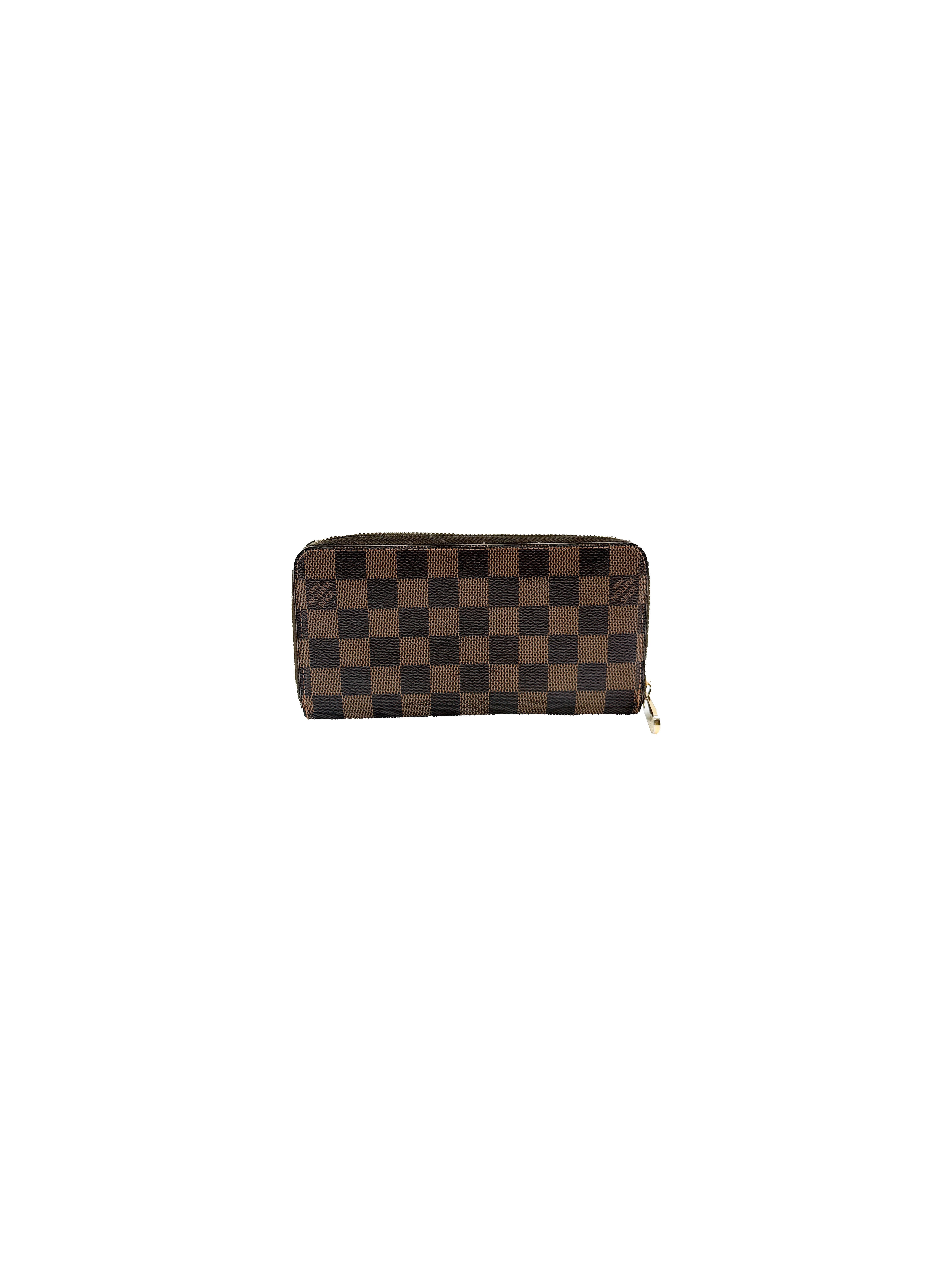 Louis Vuitton damier ebene zippy wallet CA0162