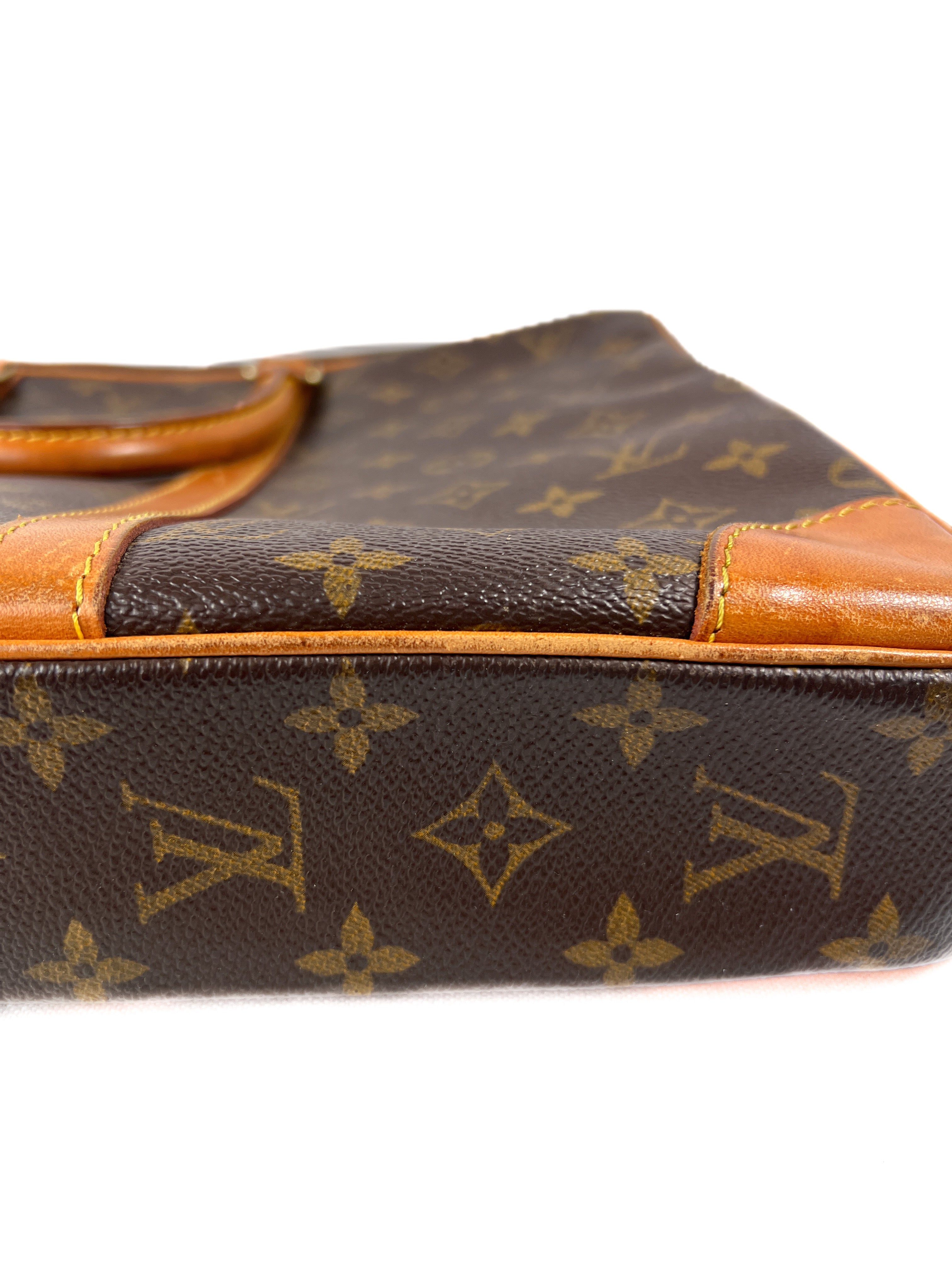 Louis Vuitton monogram porte documents voyage bag TH0030