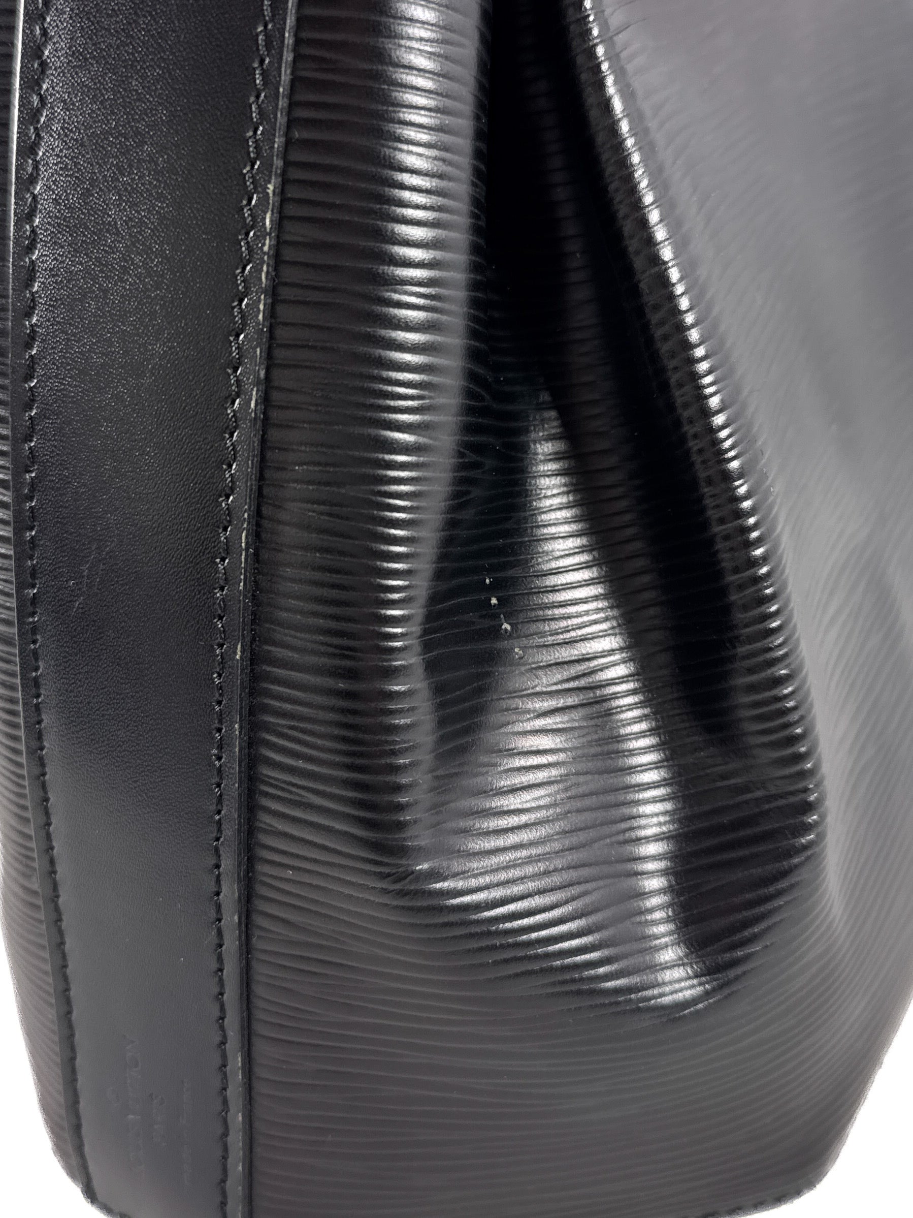 Louis Vuitton black epi Sac D'Epaule PM VI1918