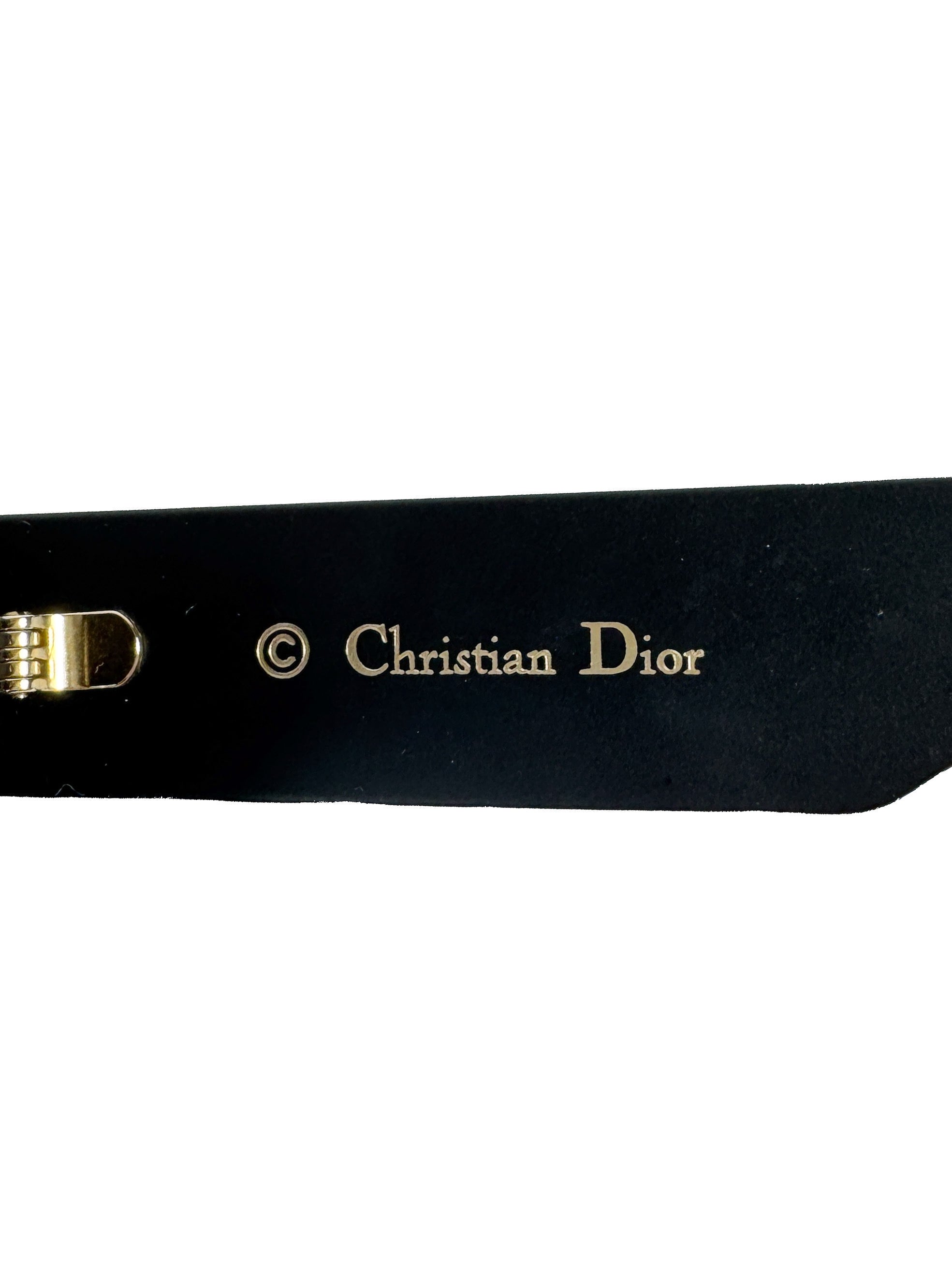 Christian Dior acetate tortoise/black sunglasses 08684