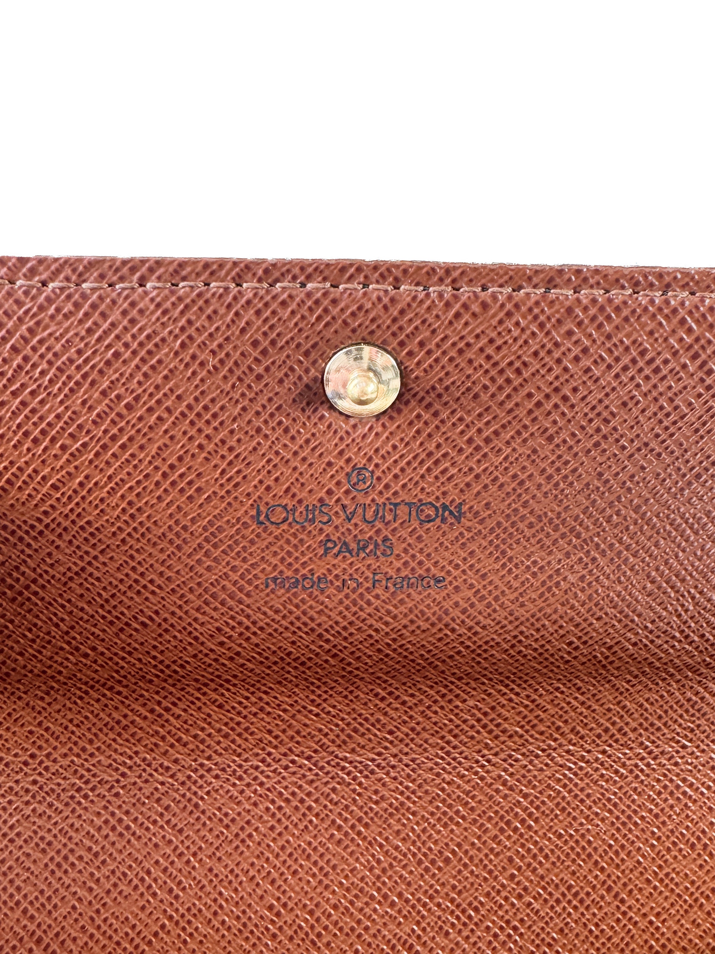 Louis Vuitton monogram Sarah wallet MI1025