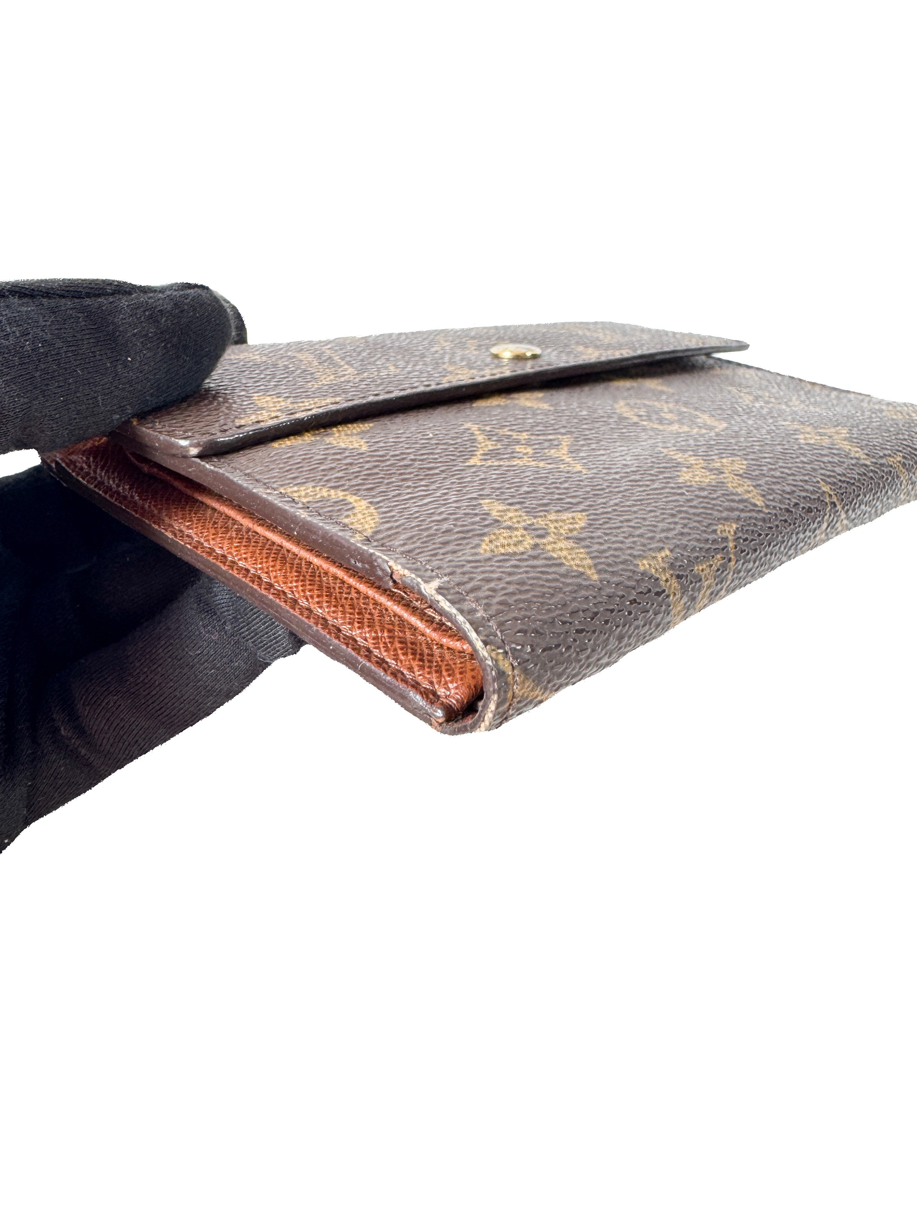 Louis Vuitton monogram Porte Tresor Etui Paper wallet SP0012