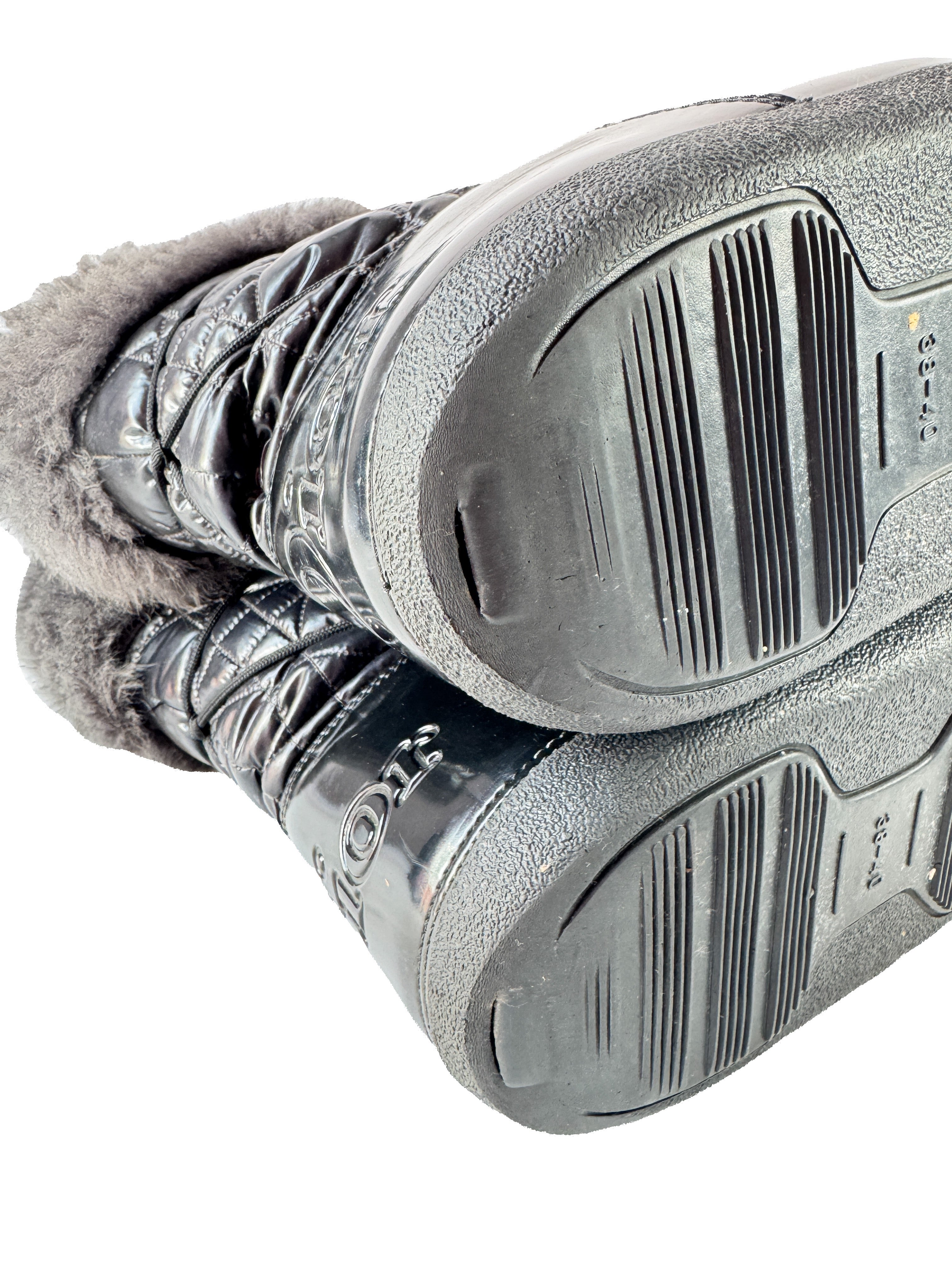 Christian Dior black Moon boots size 38-40 *as is*