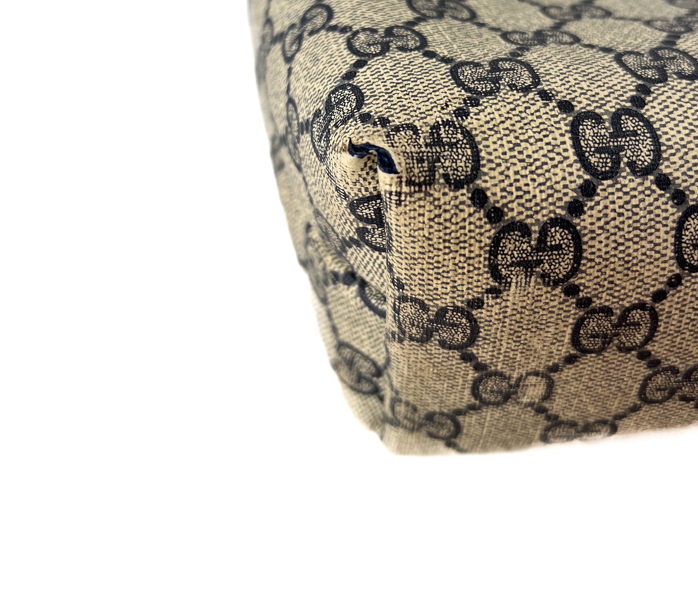 Gucci old Sherry line Ophidia blue monogram tote