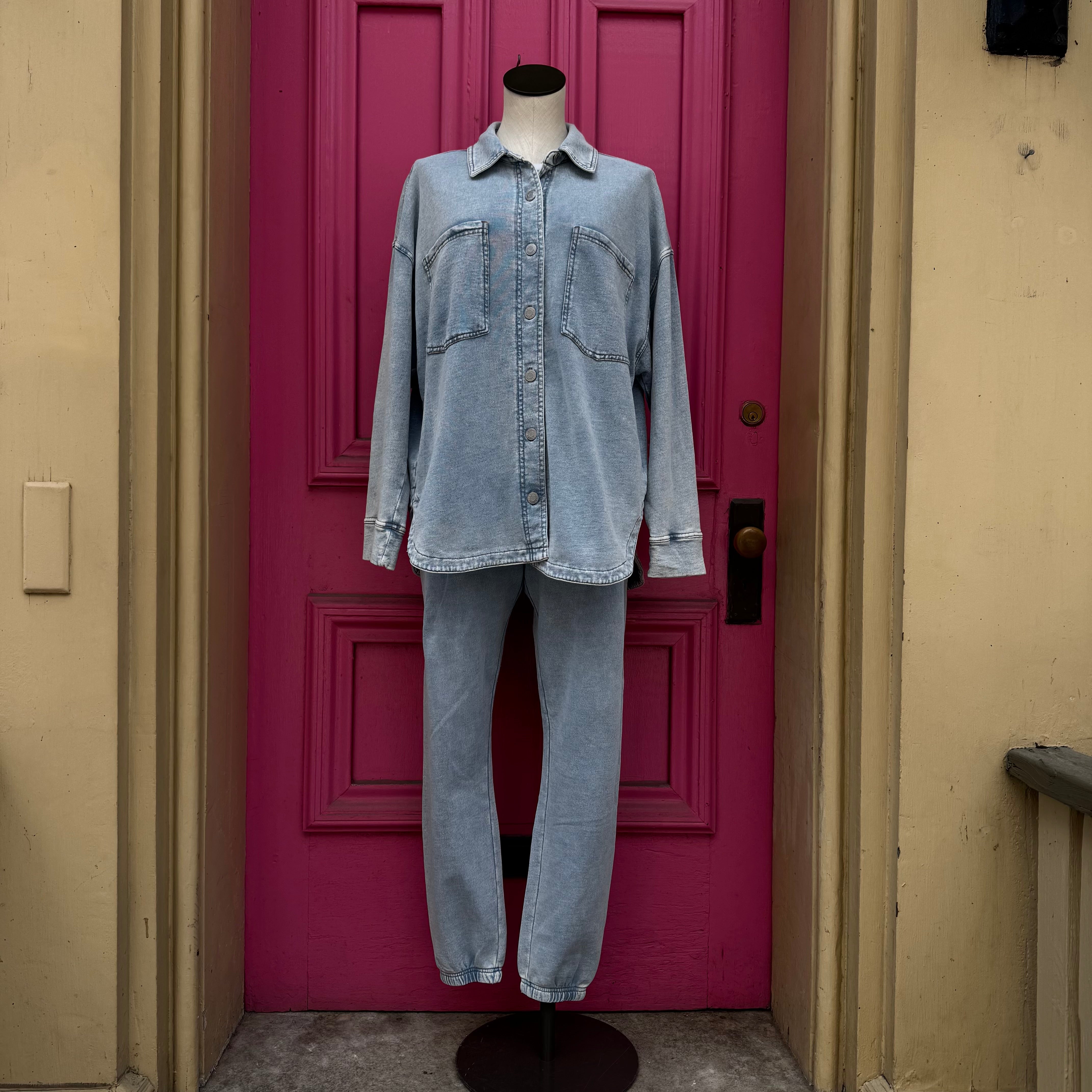 Z Supply light blue lounge set size M/L NWT