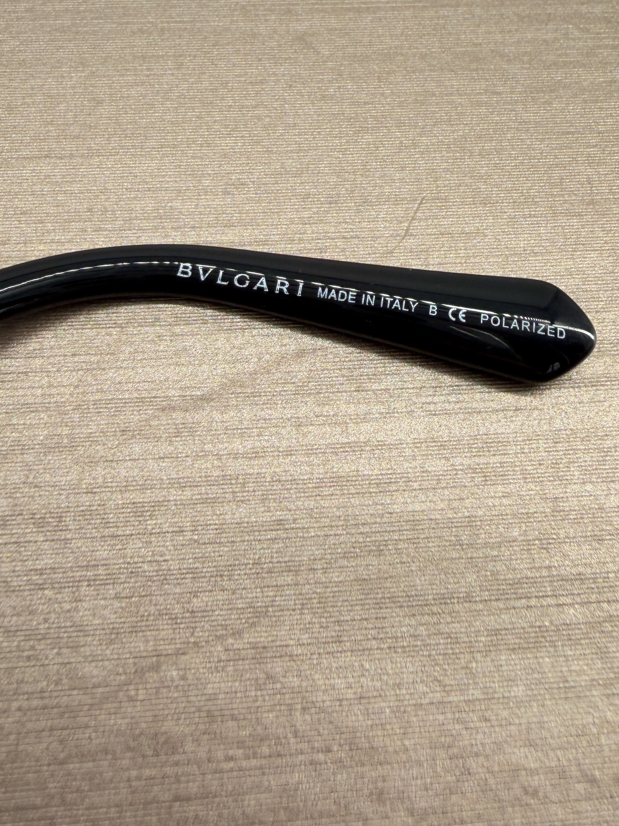 BVLGARI black polarized sunglasses 8234 BOX