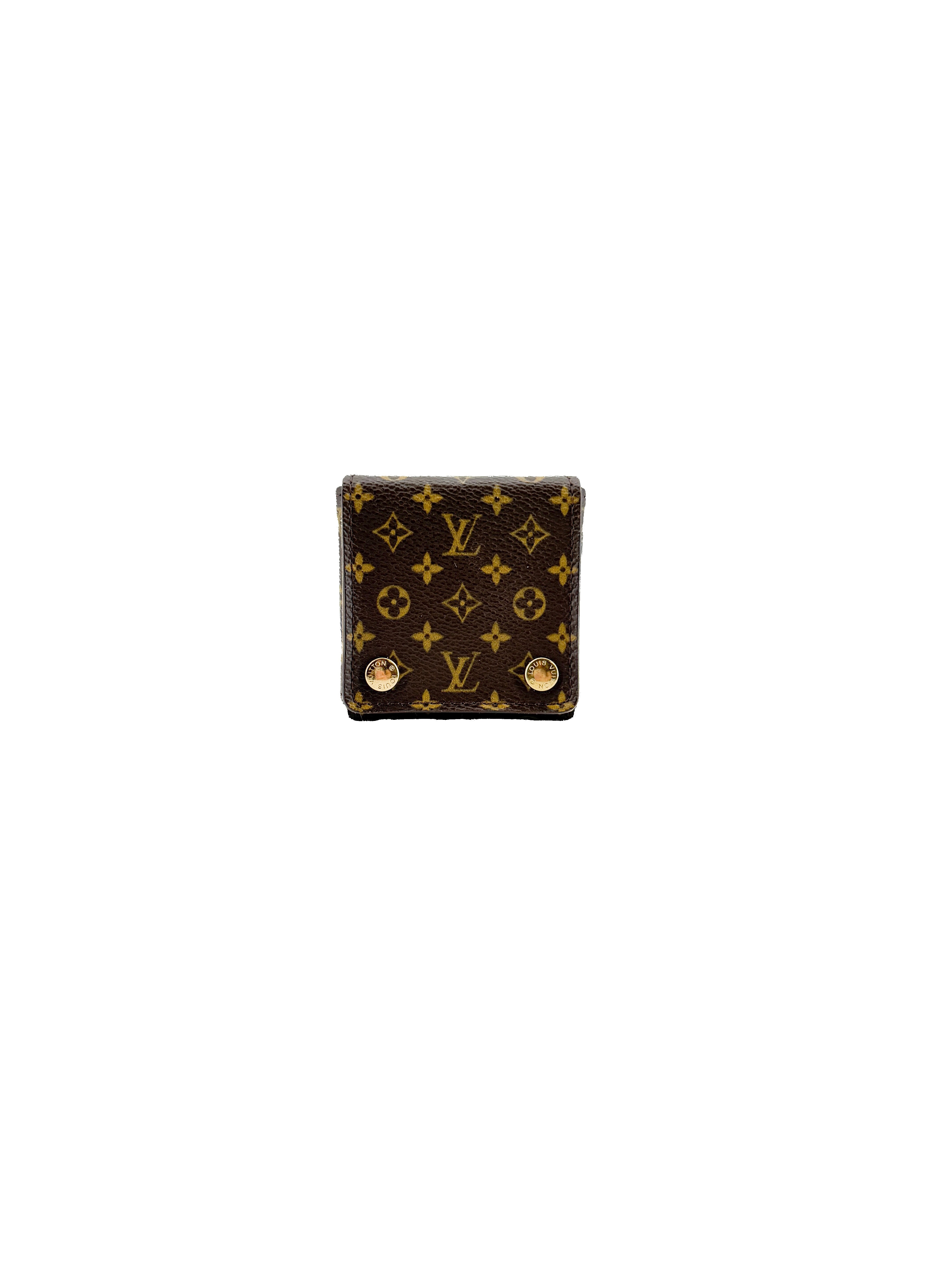 Louis Vuitton monogram jewelry travel case SN0054
