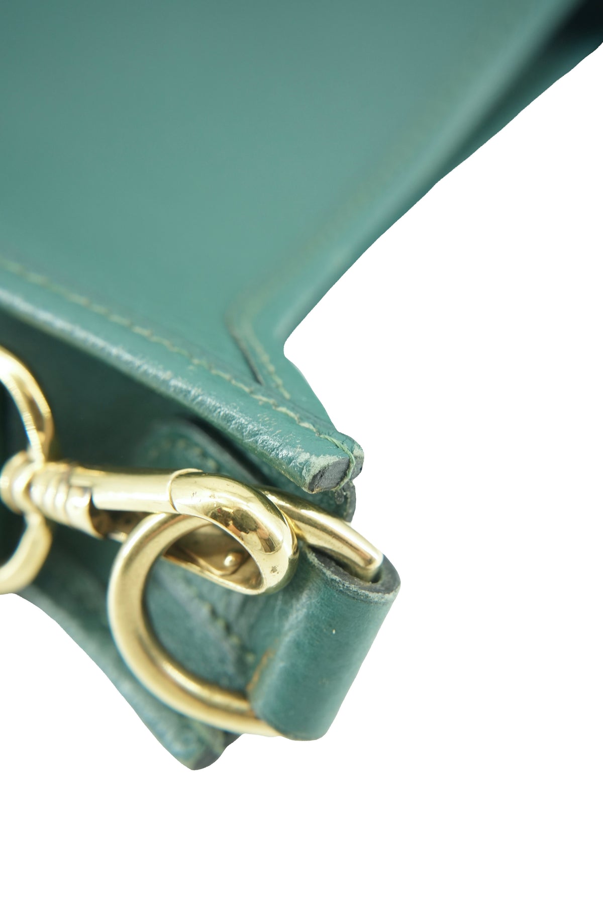 Hermès dark green Evelyne I GM Courchevel (Y)