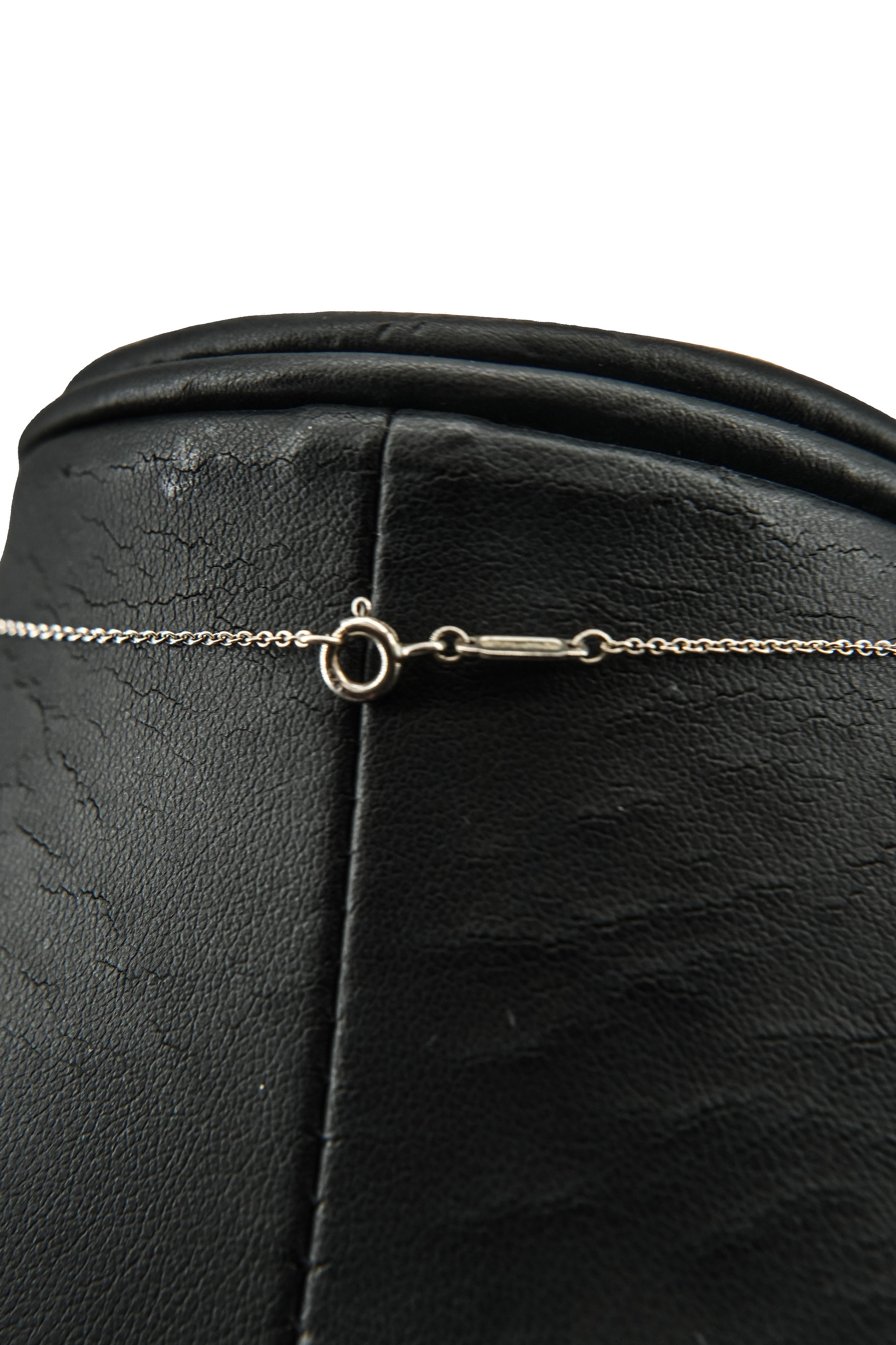 Tiffany & Co sterling silver double heart necklace