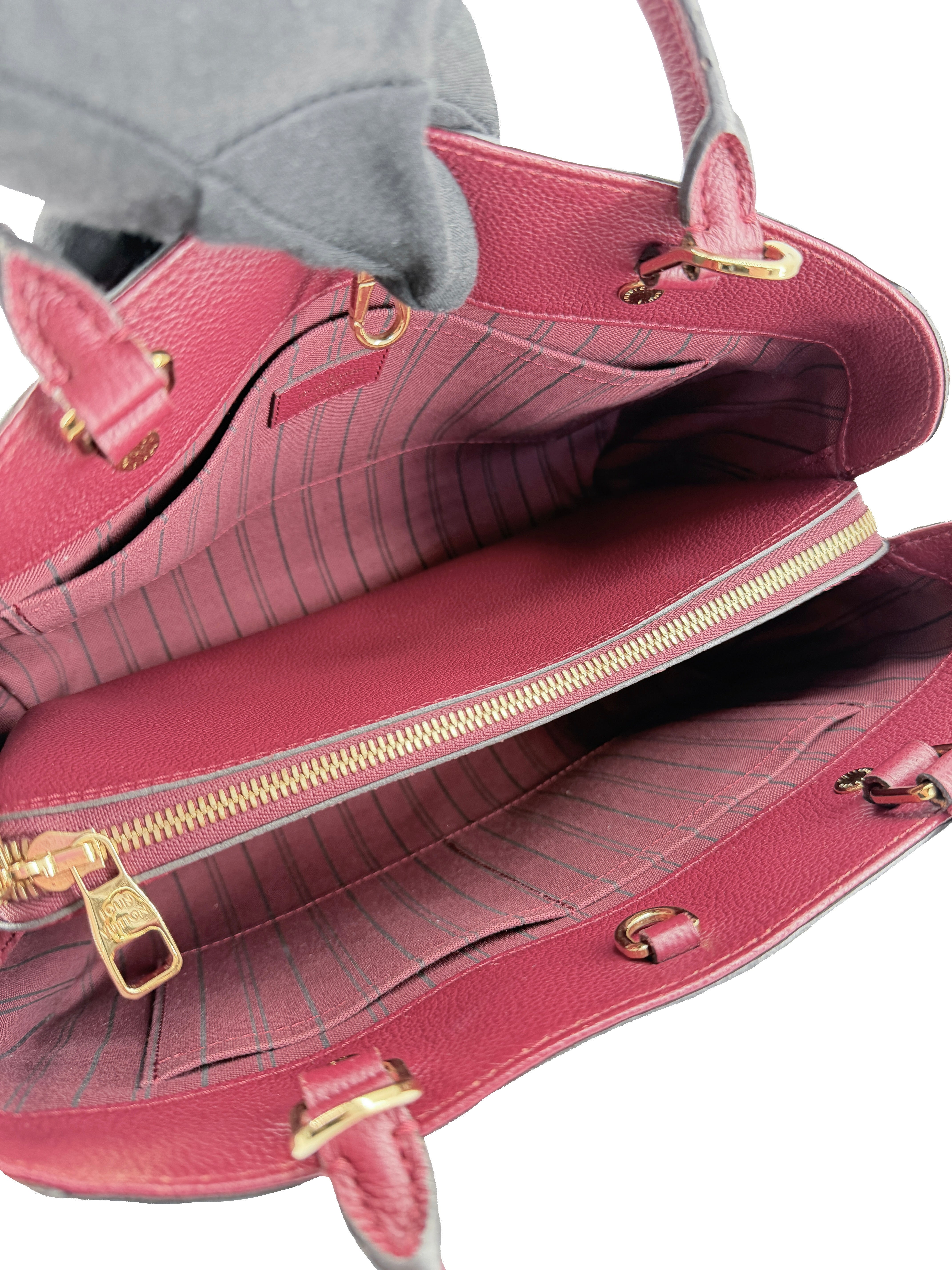 Louis Vuitton berry monogram empreinte Montaigne SP2138