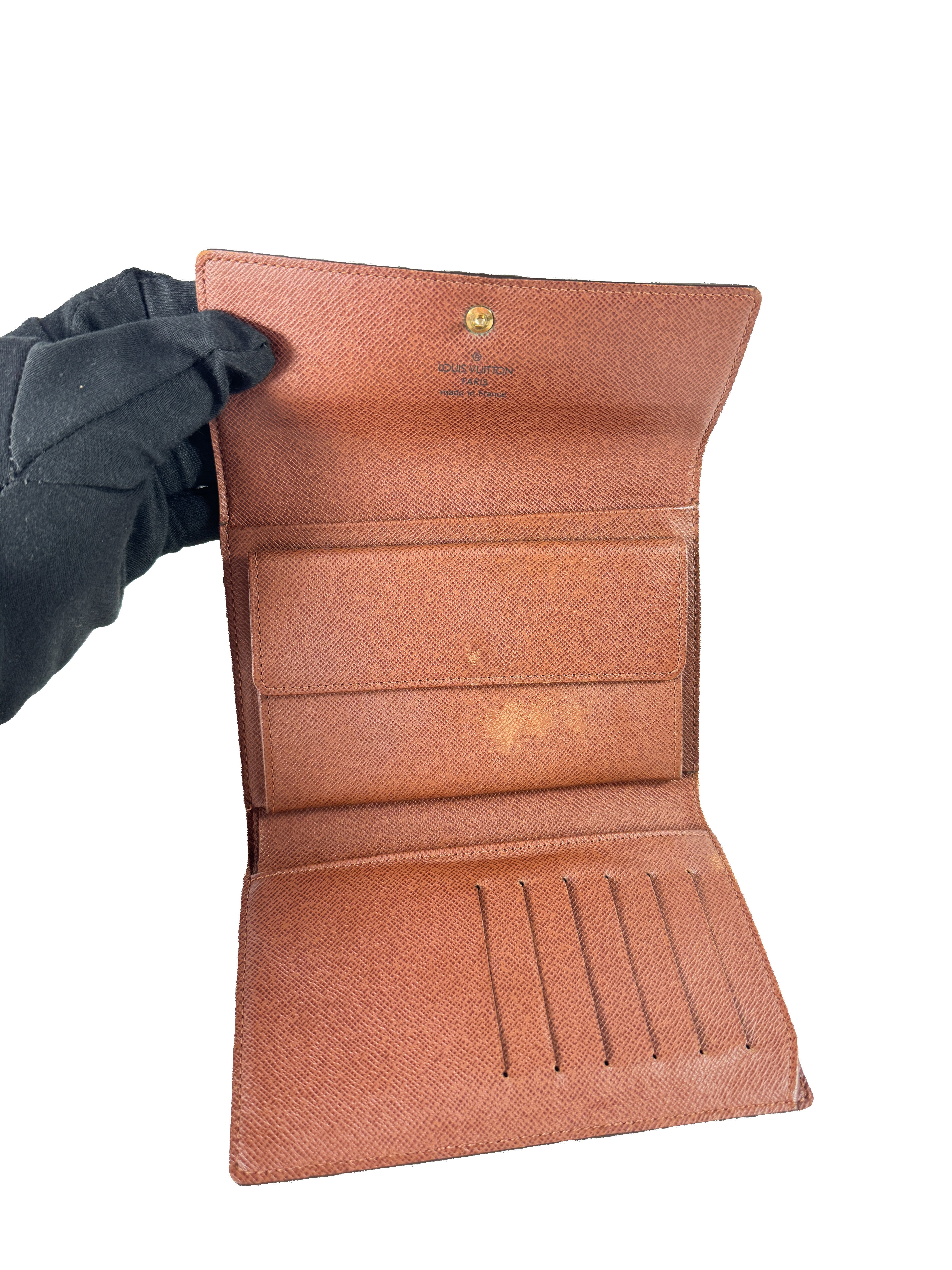 Louis Vuitton monogram porte tressor etui paper wallet SP0063