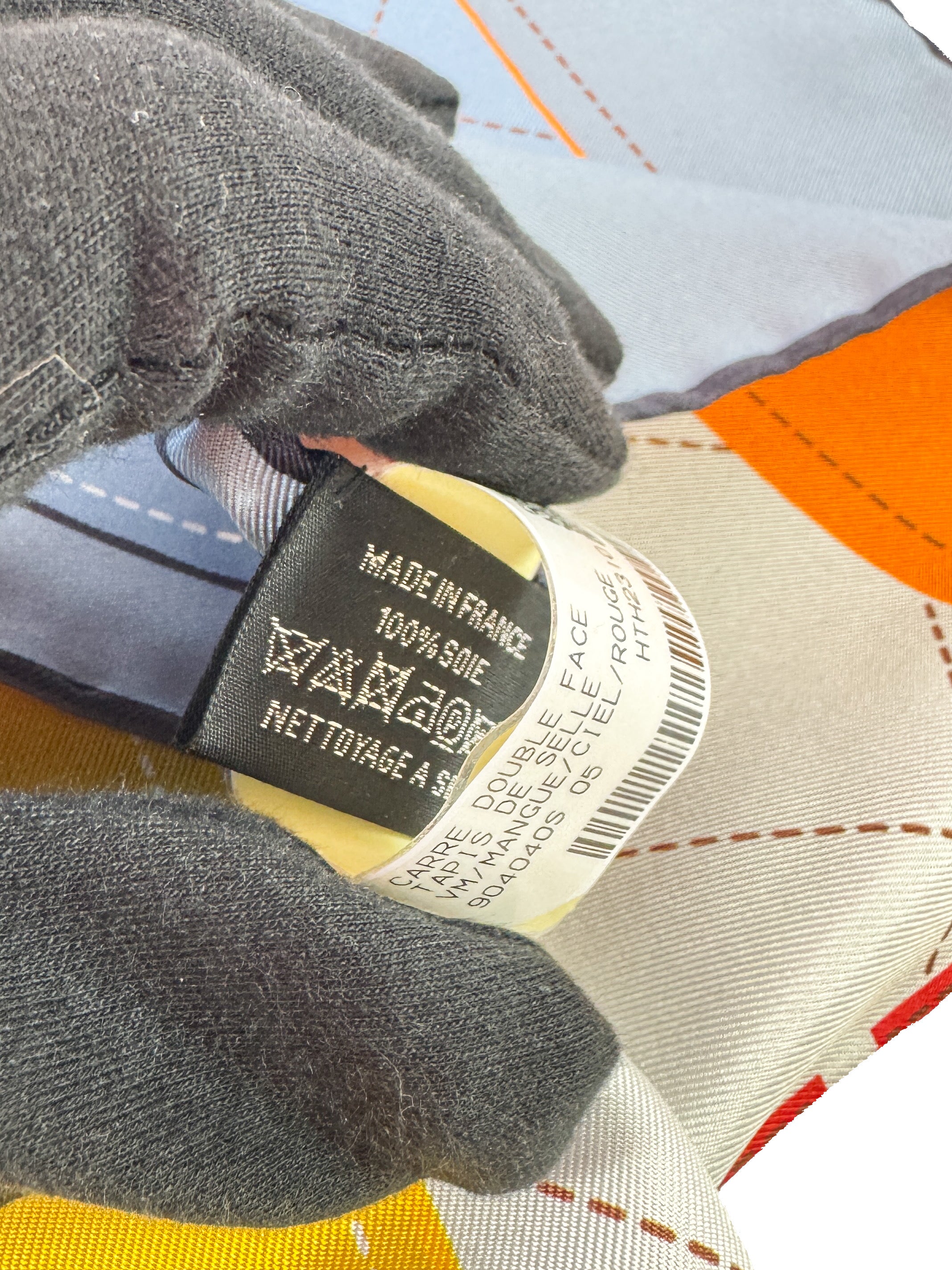 Hermès tapis de selle silk scarf NWT