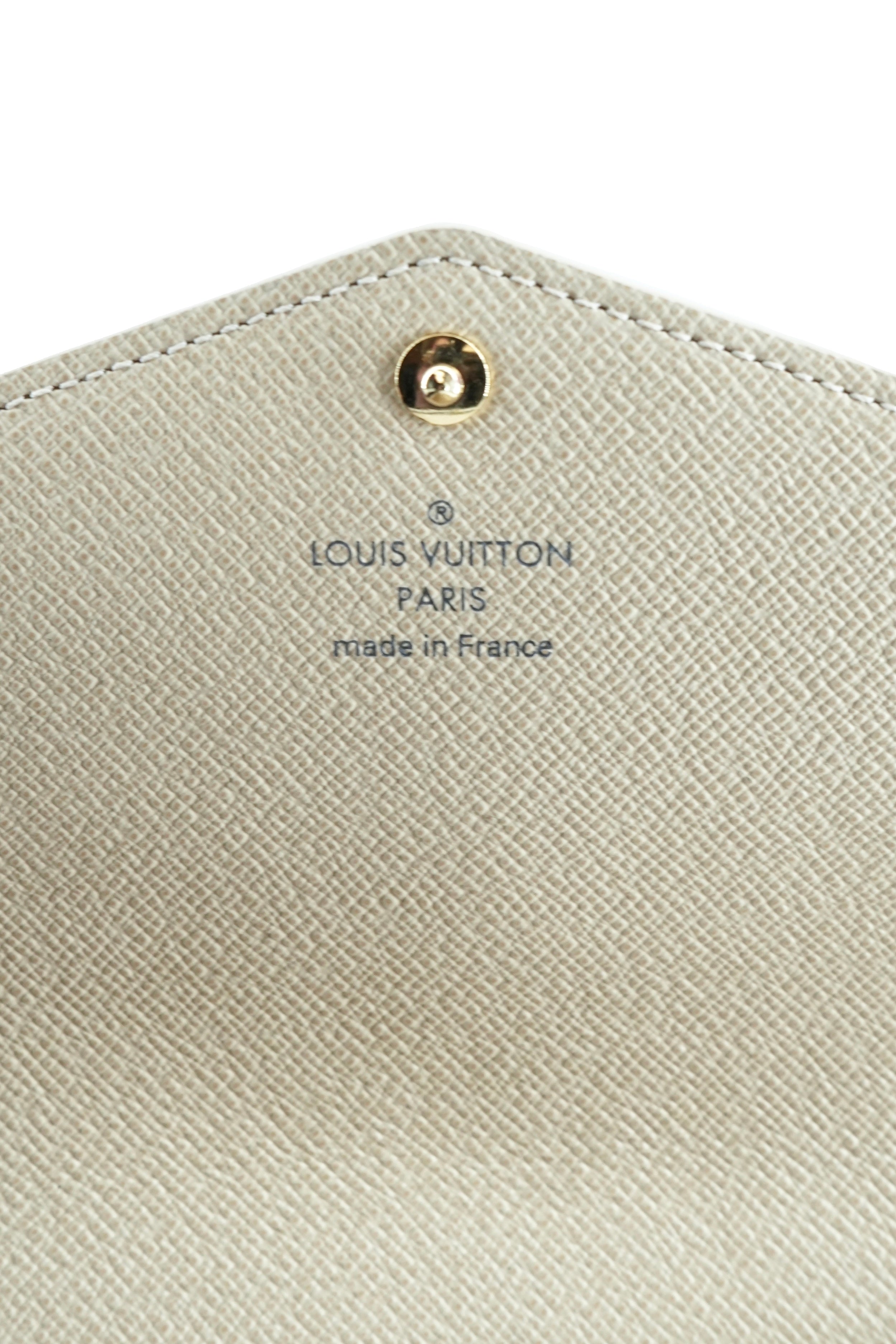 Louis Vuitton damier azur Sarah wallet NFC