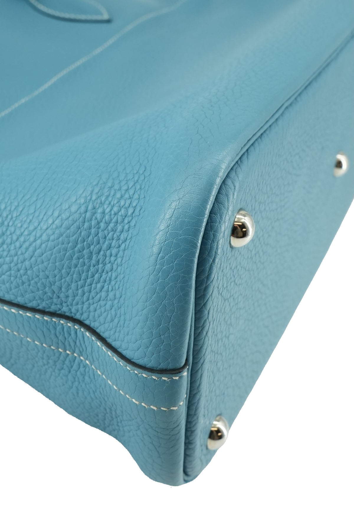 Hermes Bolide 35 blue jean Clemence