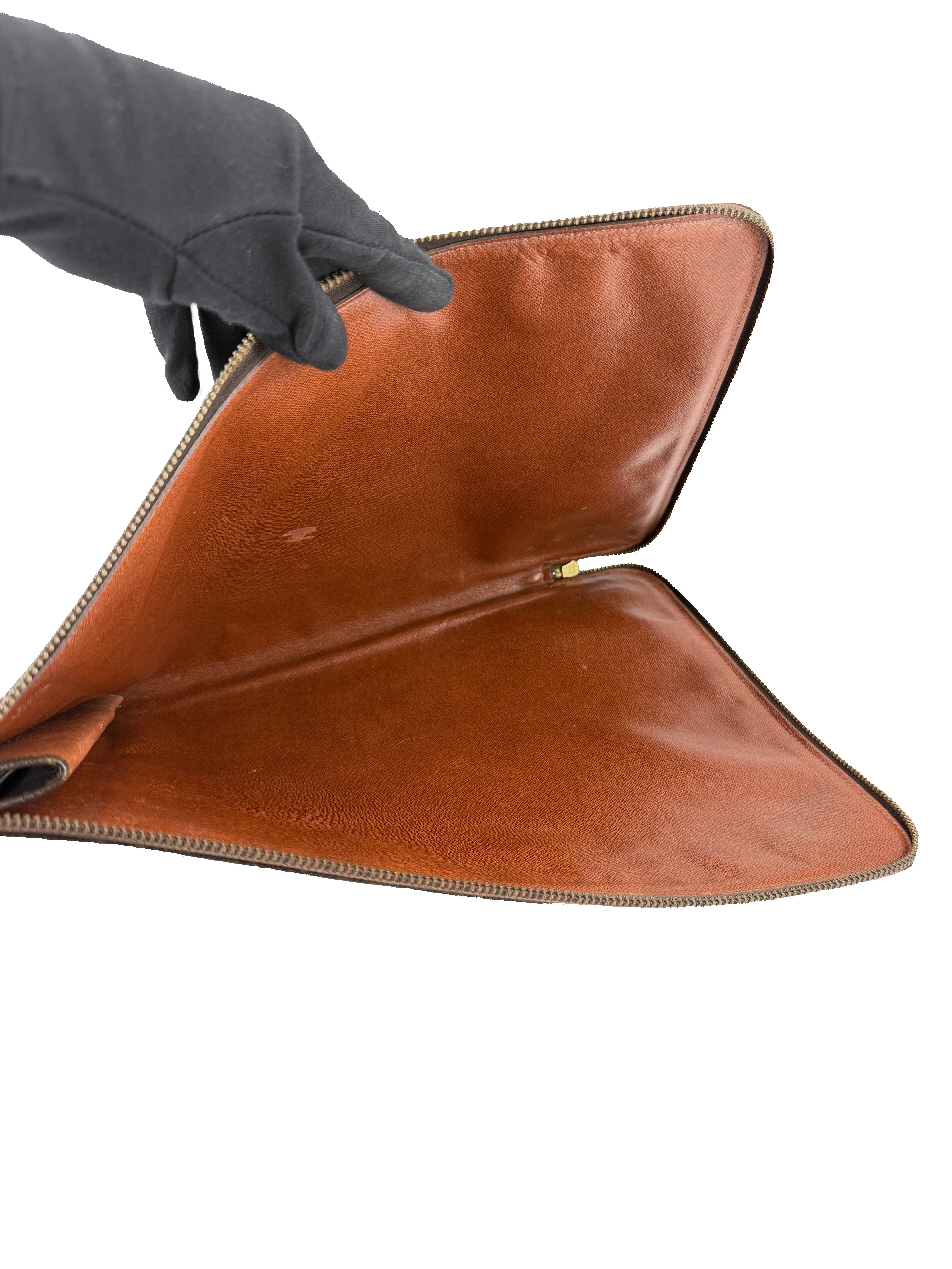 Louis Vuitton monogram Porte Documents case 854