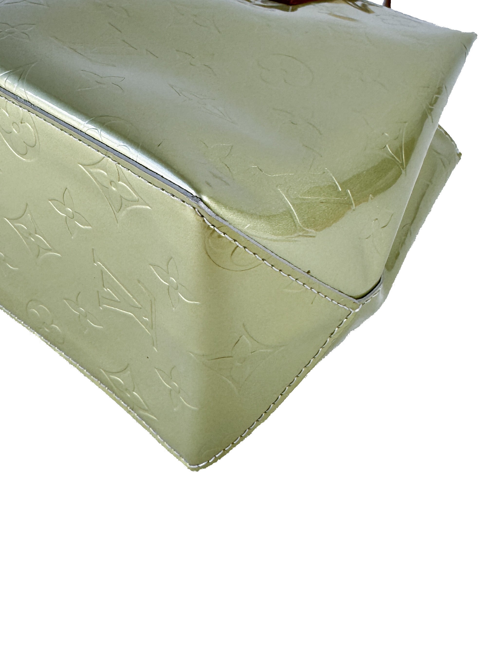 Louis Vuitton green vernis Reade PM MI1021