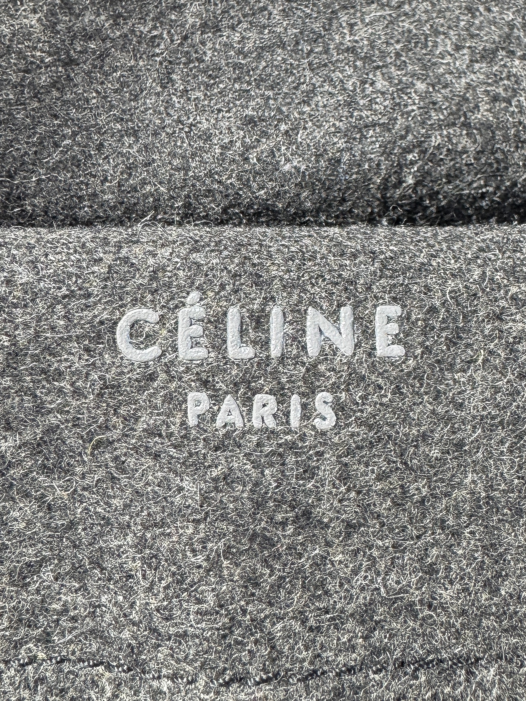 Celine gray wool Phantom tote FPA0162