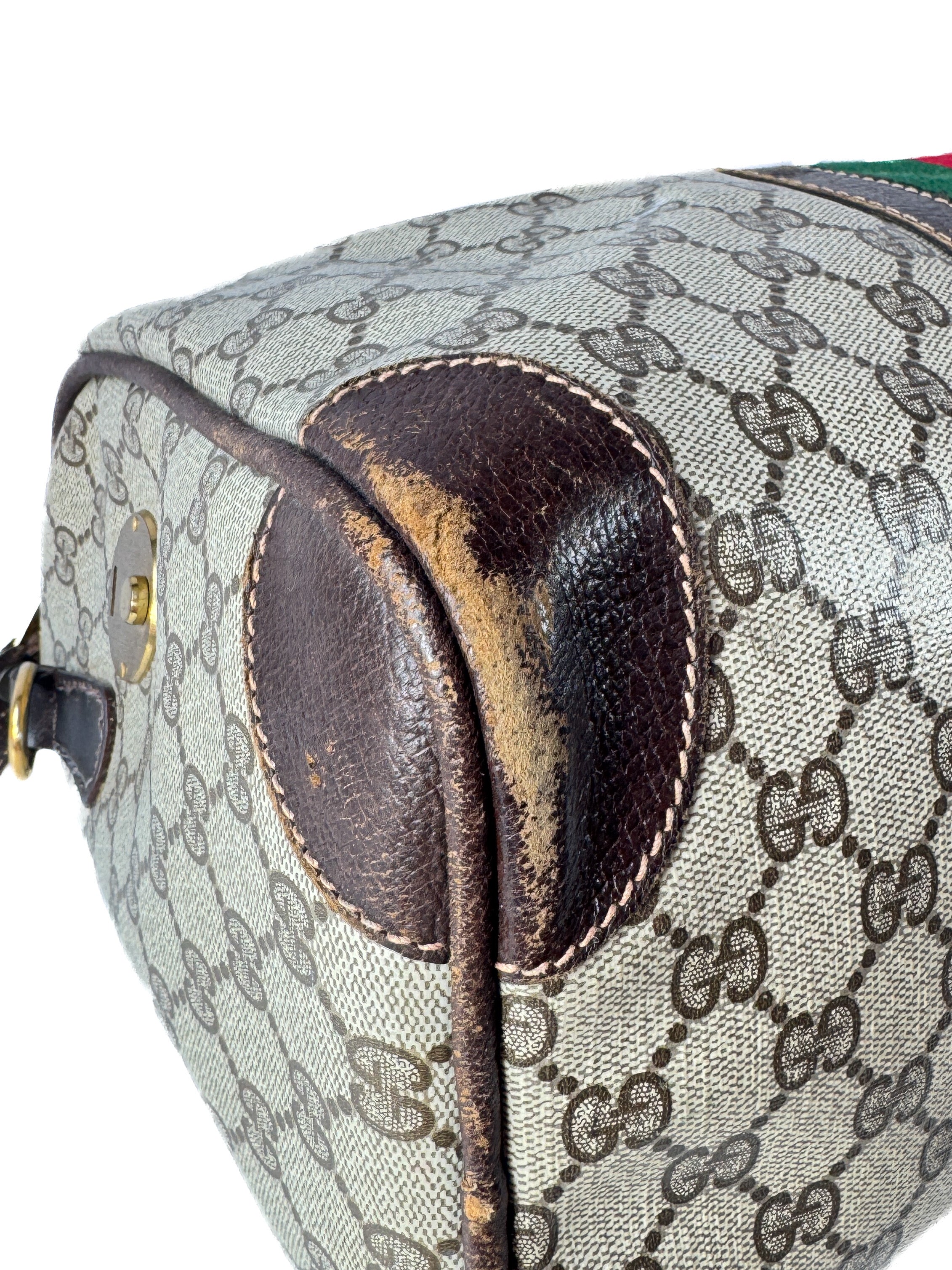 Gucci Supreme 1980s signature mini duffle bag