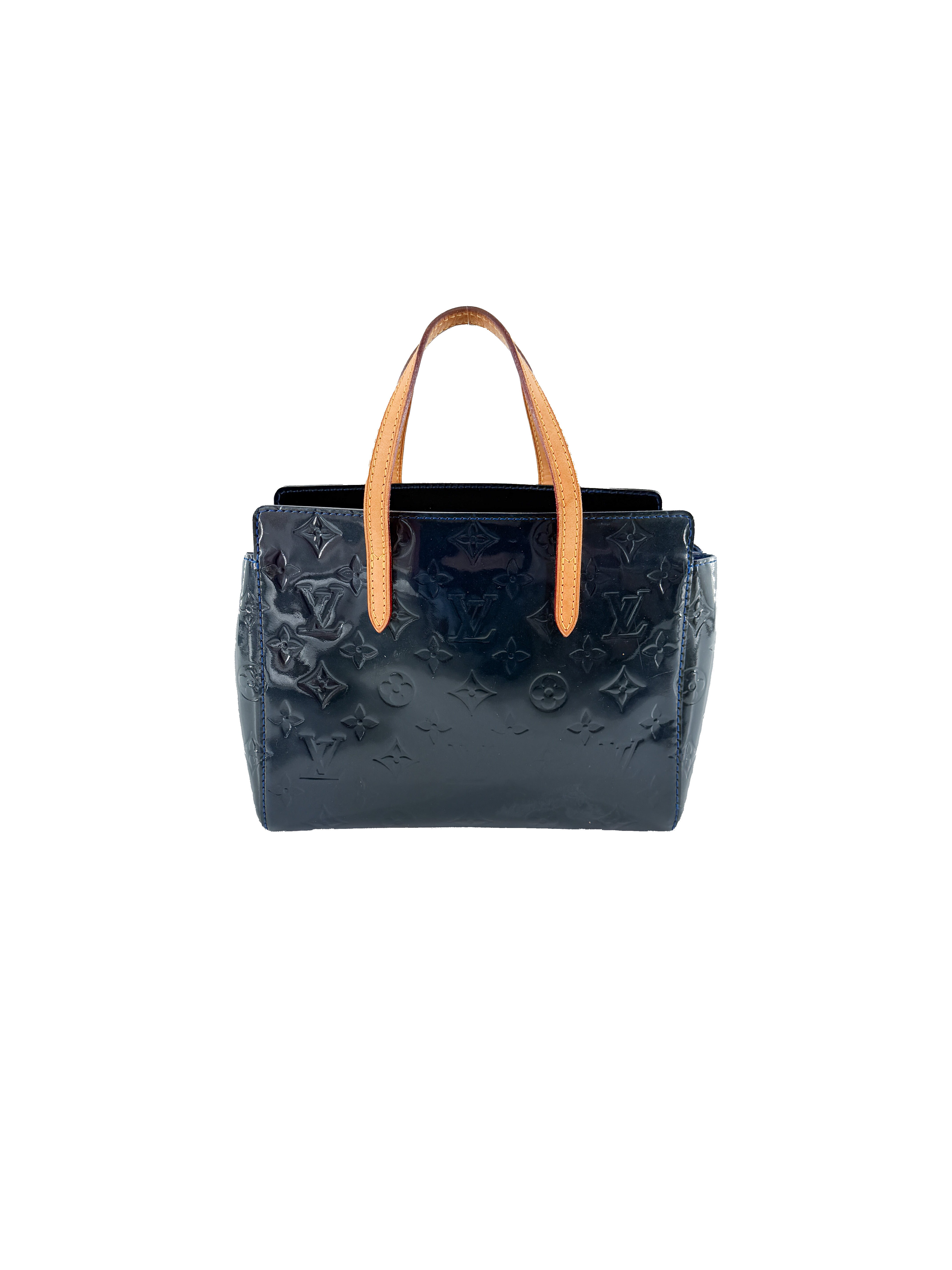 Louis Vuitton vernis Catalina BB navy tote SN1163