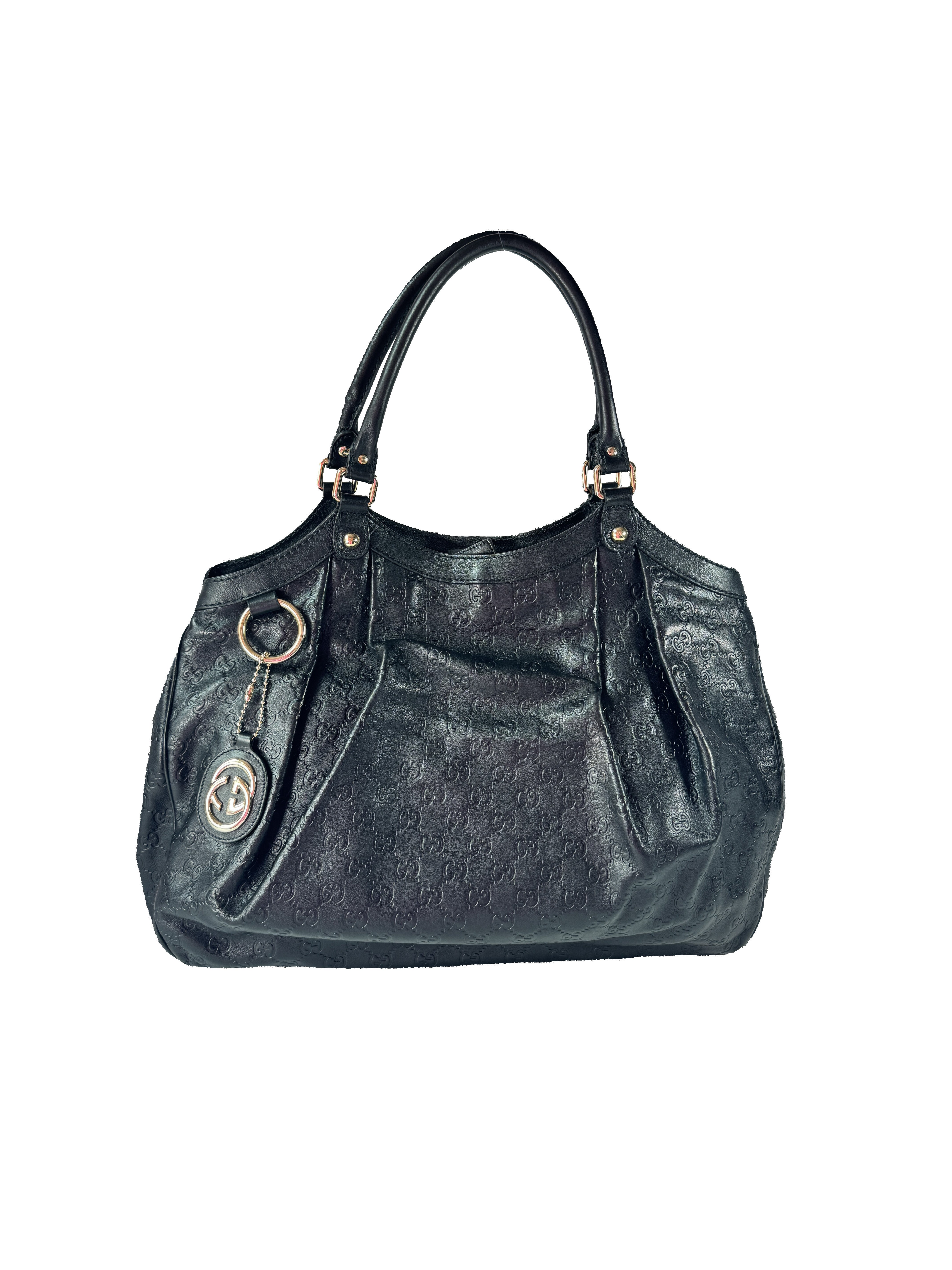 Gucci black Guccissima Sukey shoulder bag 211948 002123