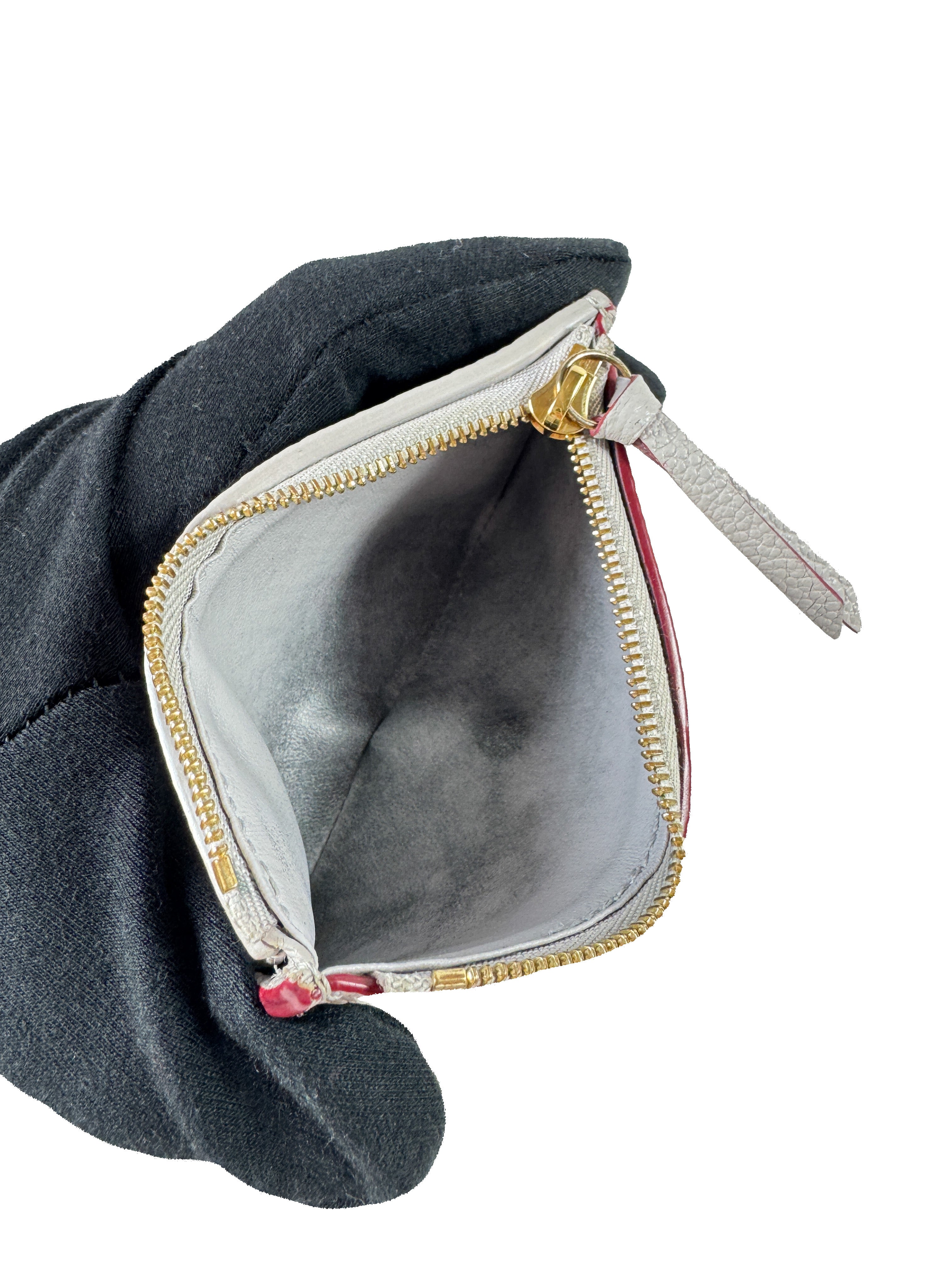 Louis Vuitton monogram gray empreinte Victorine wallet SP0230