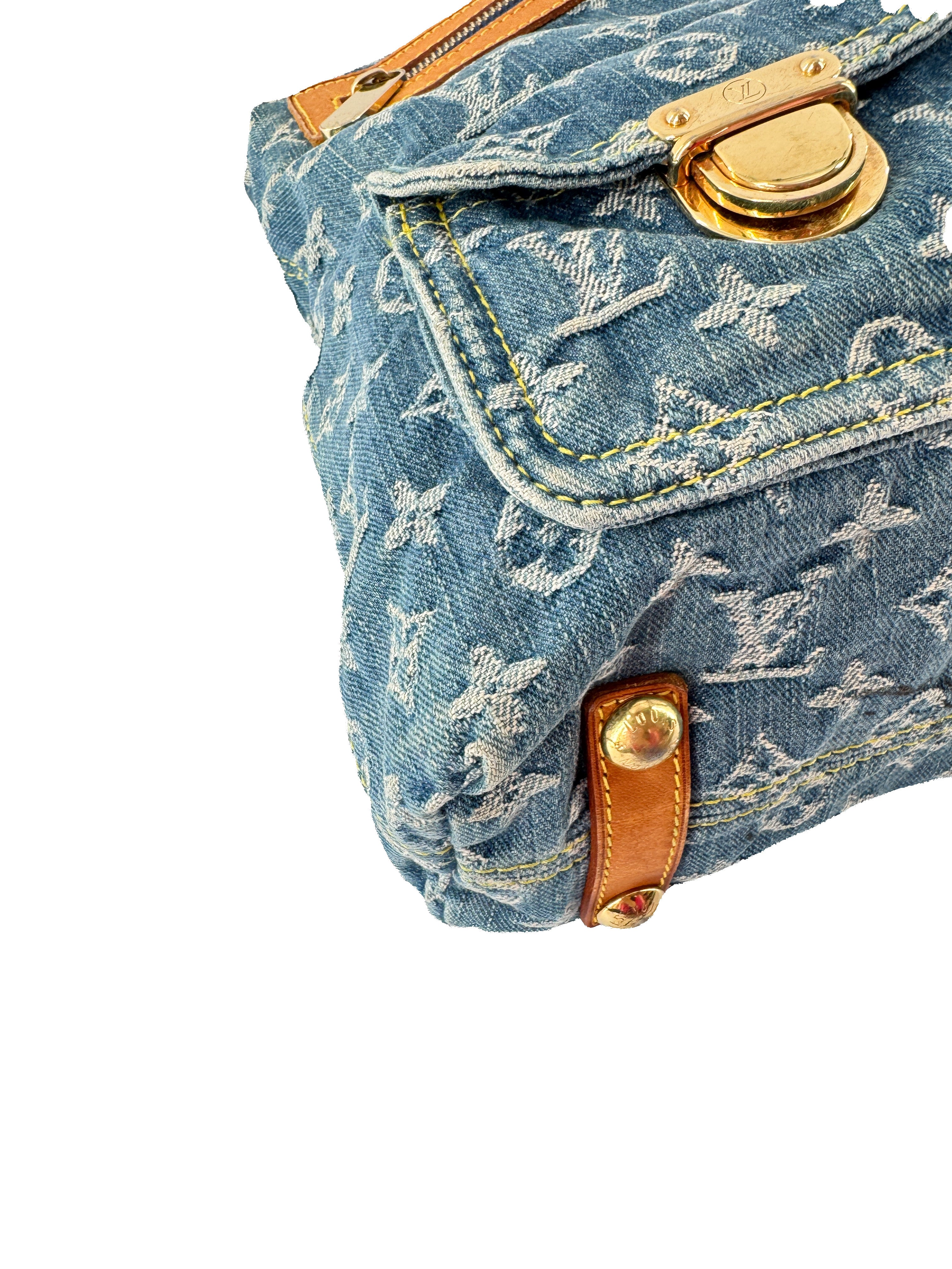 Louis Vuitton monogram denim Baggy GM FL1005