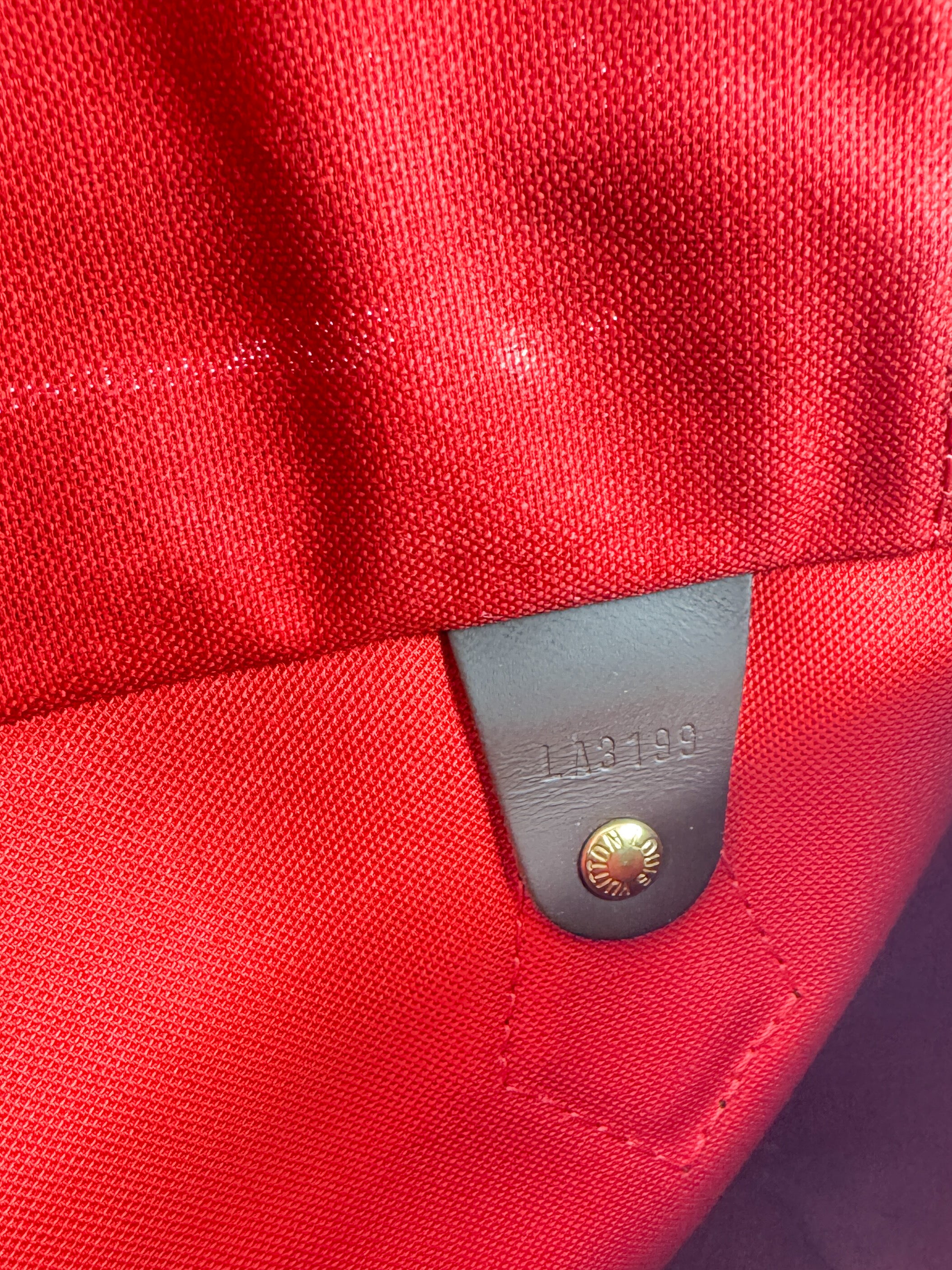 Louis Vuitton damier ebene Speedy 25 Bandouliere NM LA3199