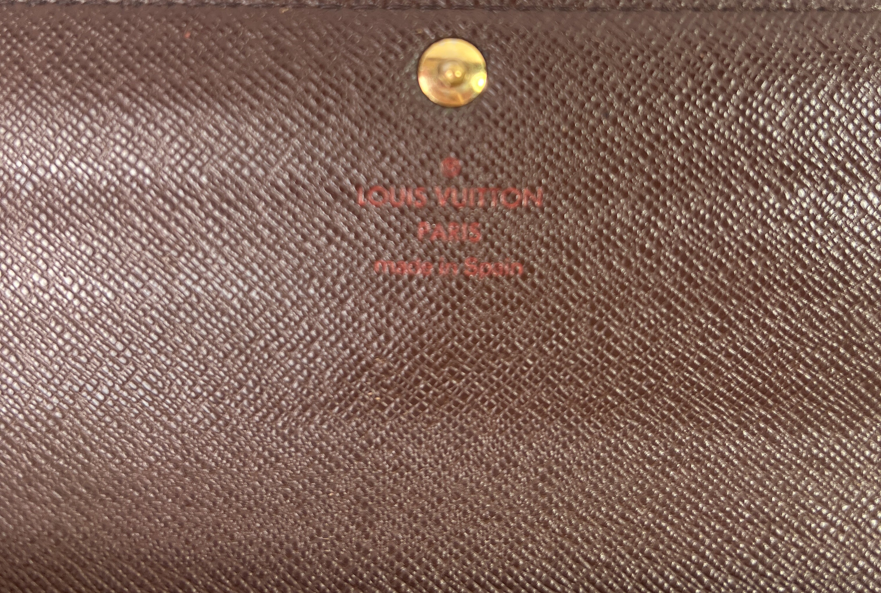 Louis Vuitton Damier Ebene Sarah wallet