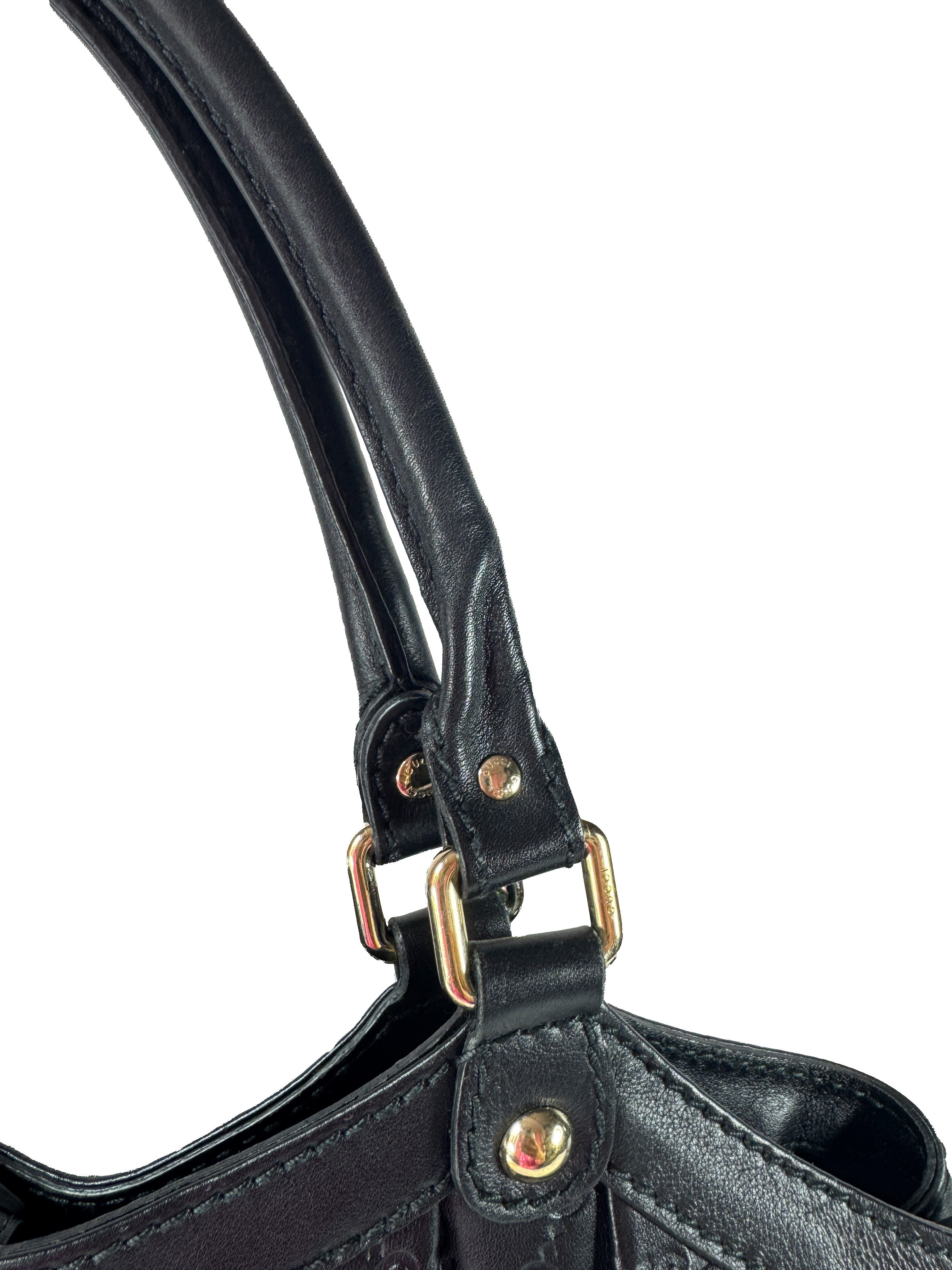 Gucci black Guccissima Sukey shoulder bag 211948 002123