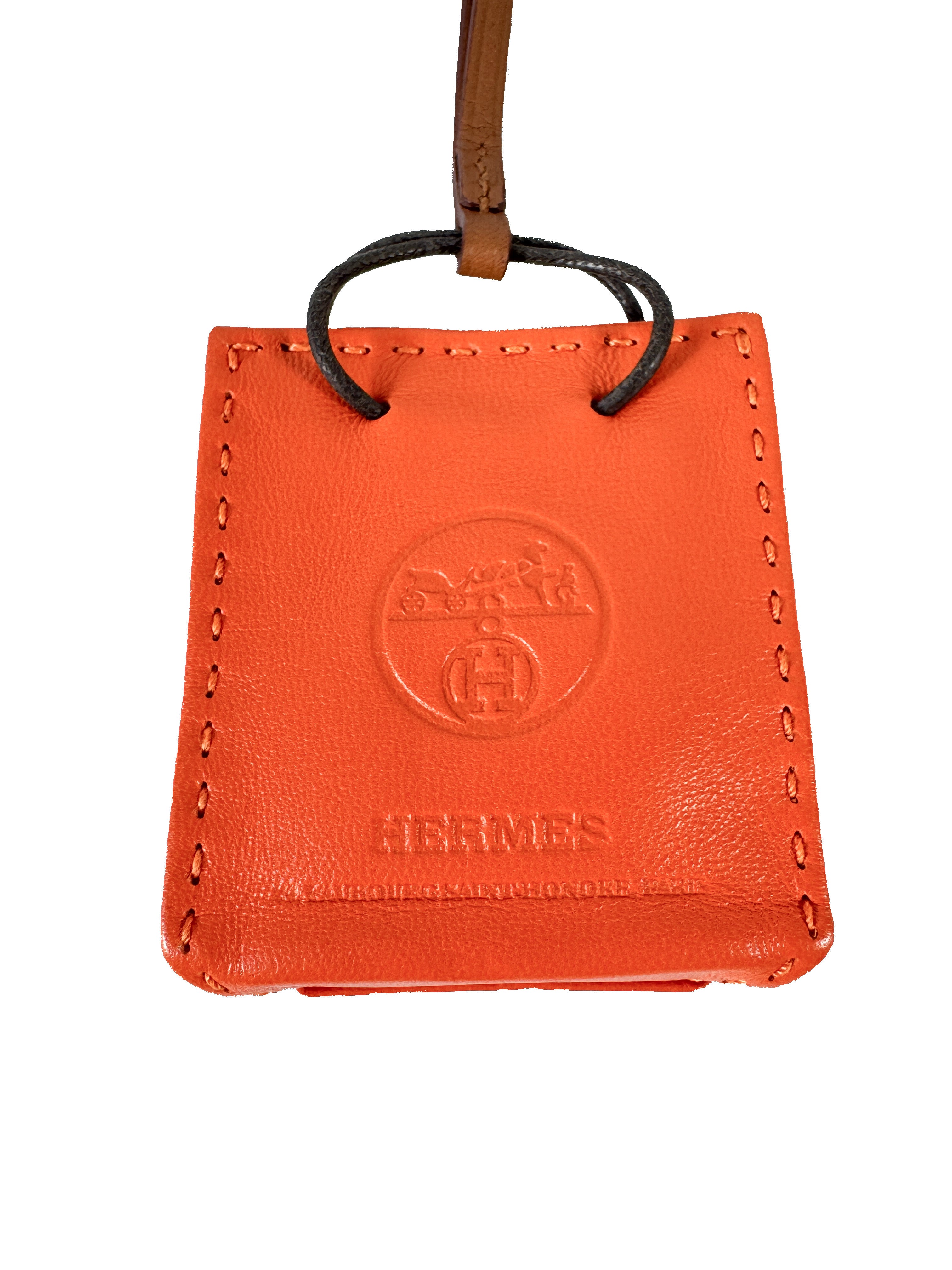 Hermès Milo Lambskin Swift Shopping Bag Charm
