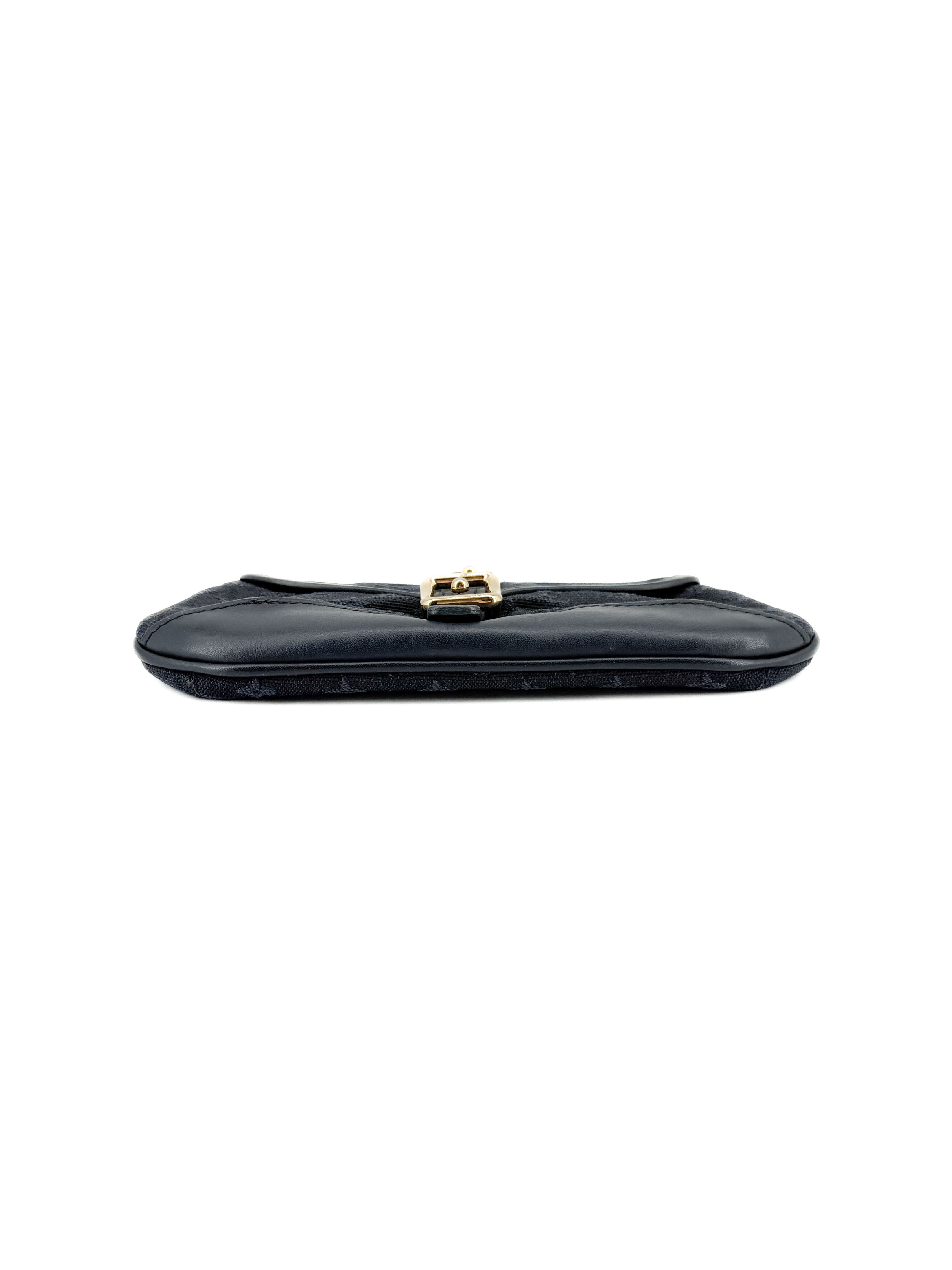 Louis Vuitton navy mini Anne Sophie pochette zip pouch FL0073