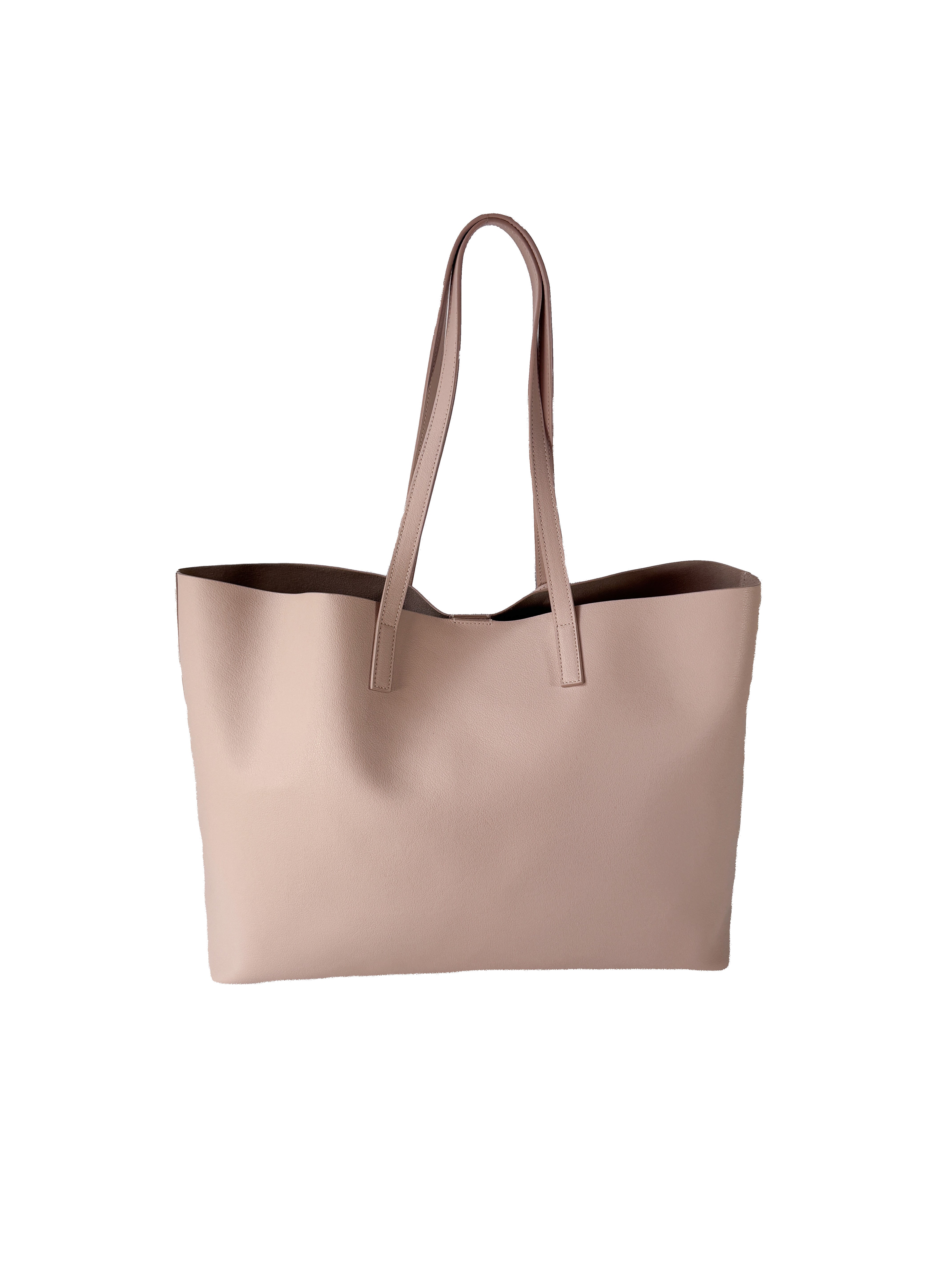 Saint Laurent light pink leather east west tote MAL394195-1217