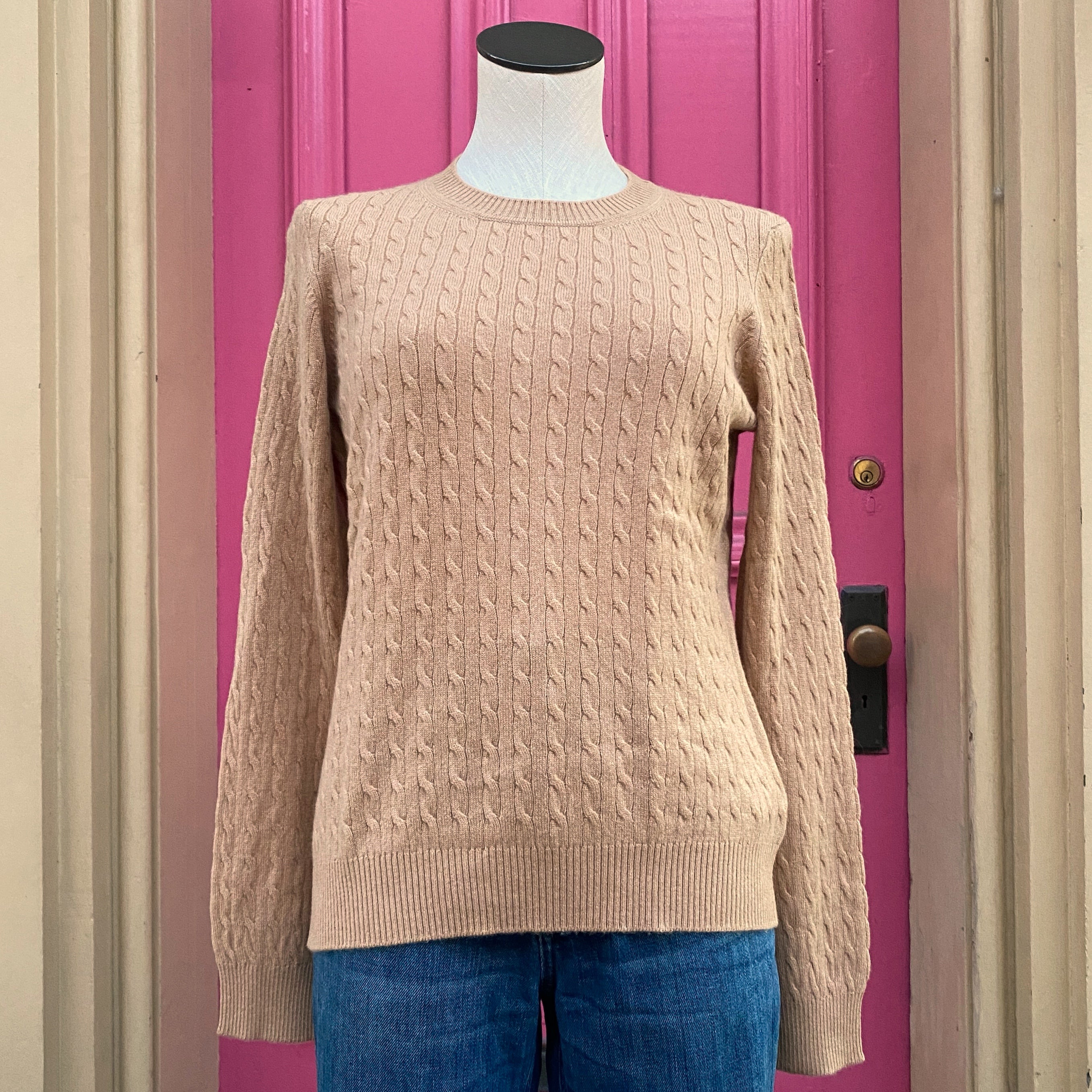 Brooks Brothers brown cashmere sweater size L NWT