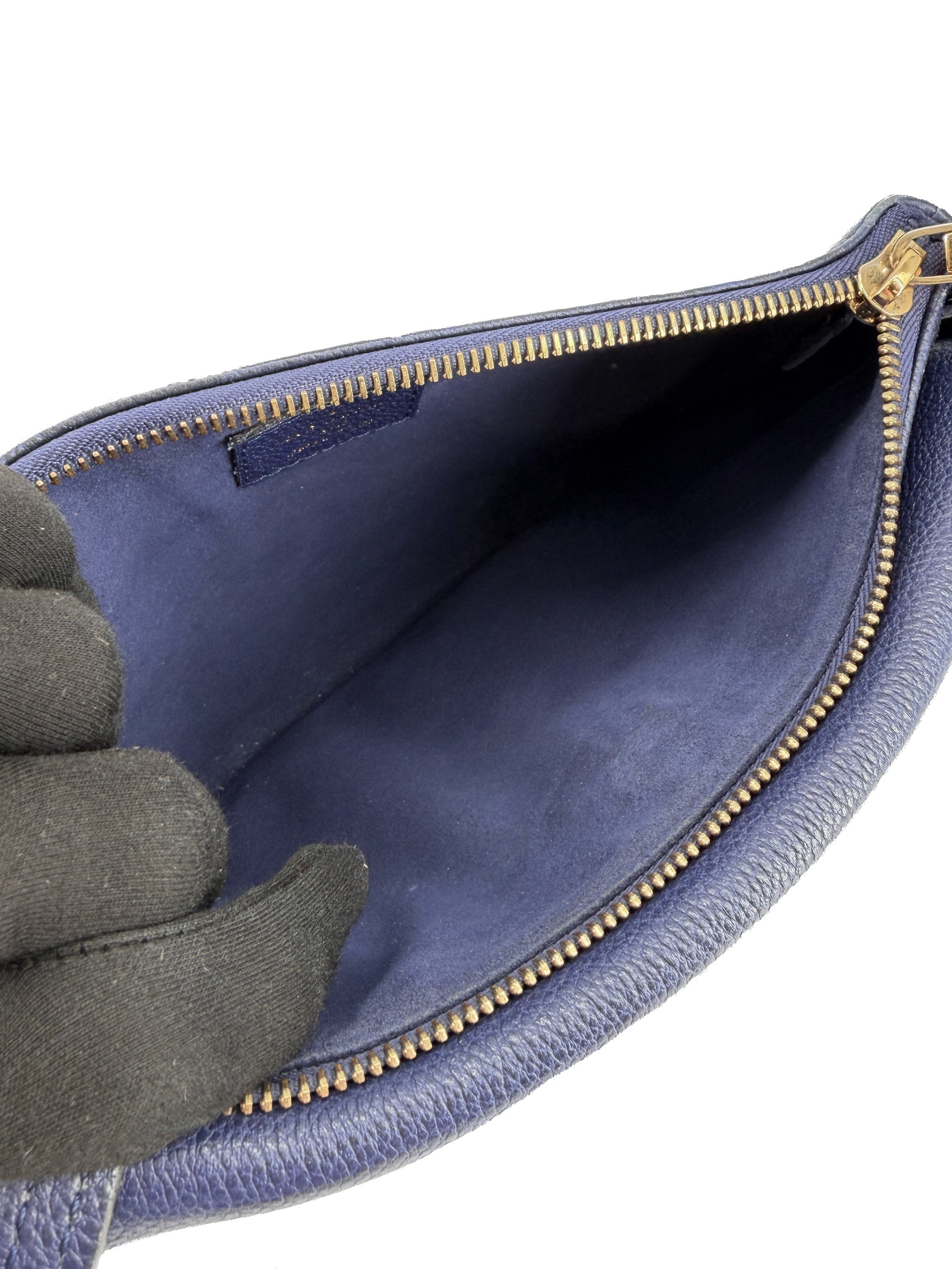 Louis Vuitton monogram navy empreinte leather Twice crossbody AR2185