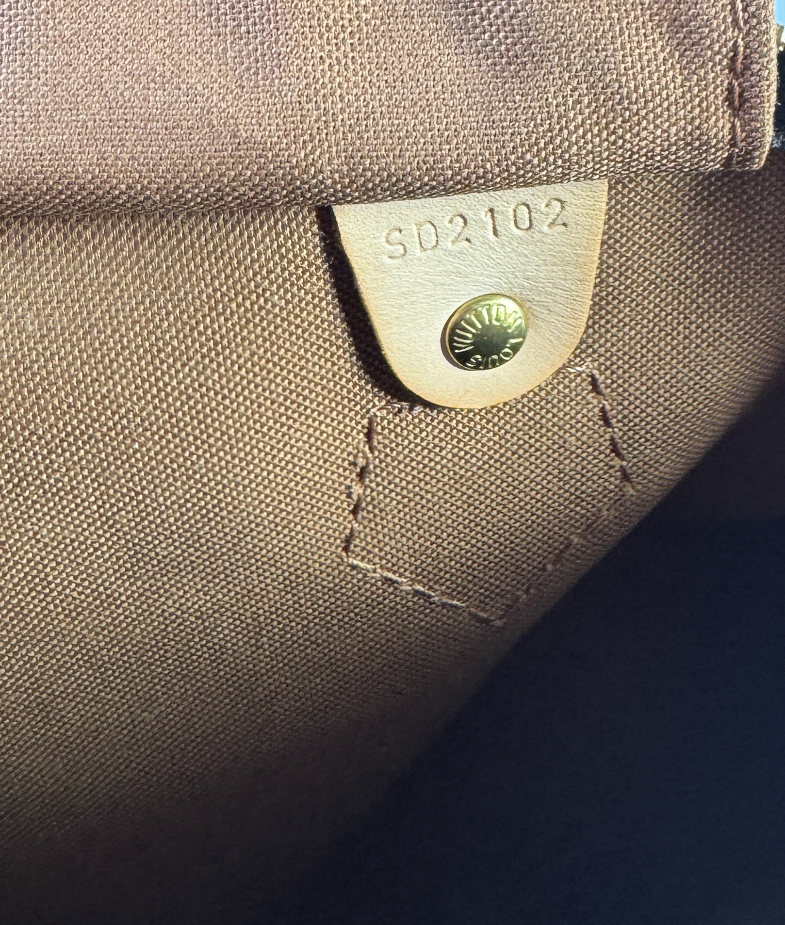 Louis Vuitton monogram Speedy 35 Bandouliere SD2102