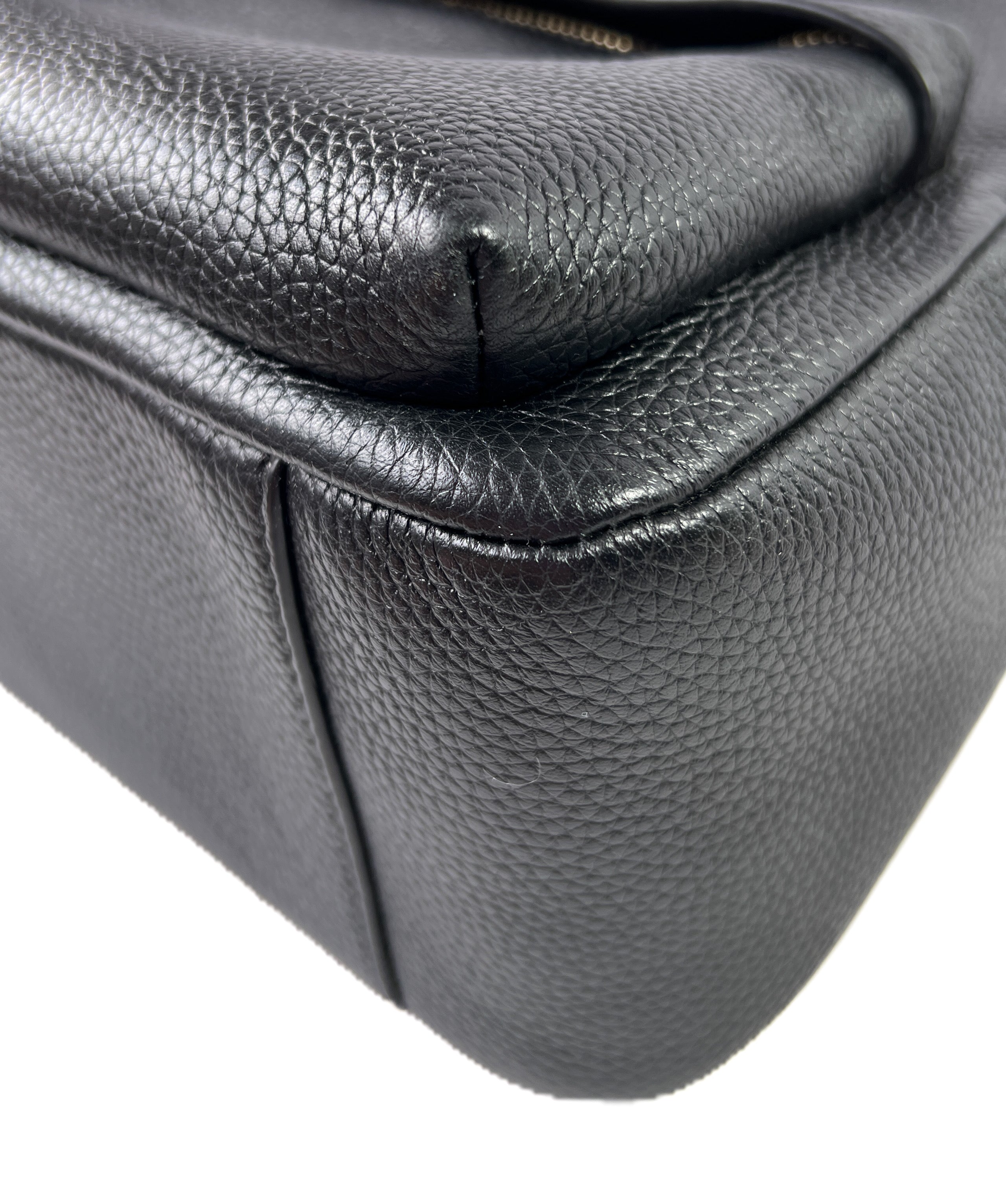 Tory Burch black leather Thea mini backpack