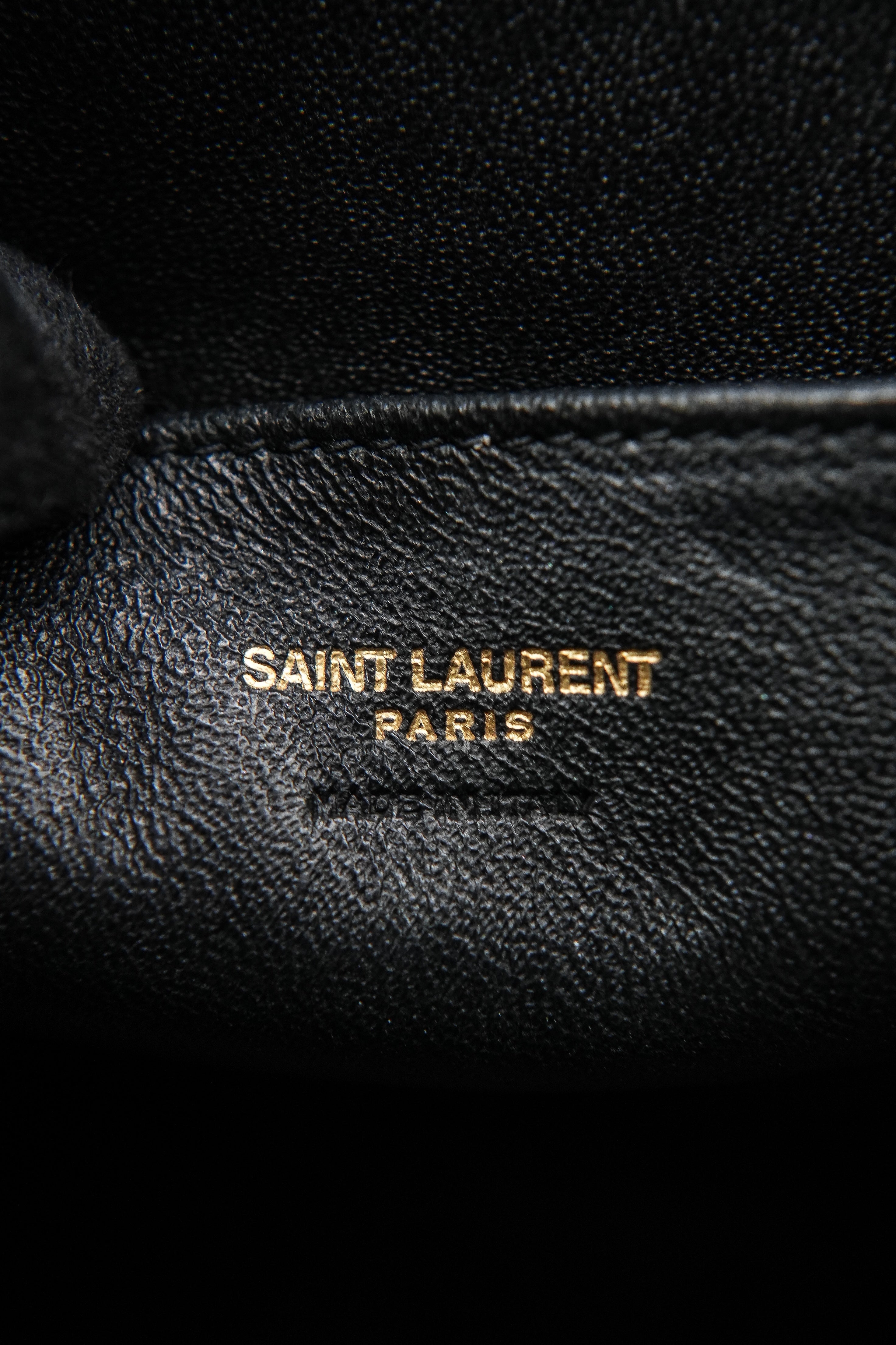 Saint Laurent black Baby monogram Cabas HCL472466Y-0817