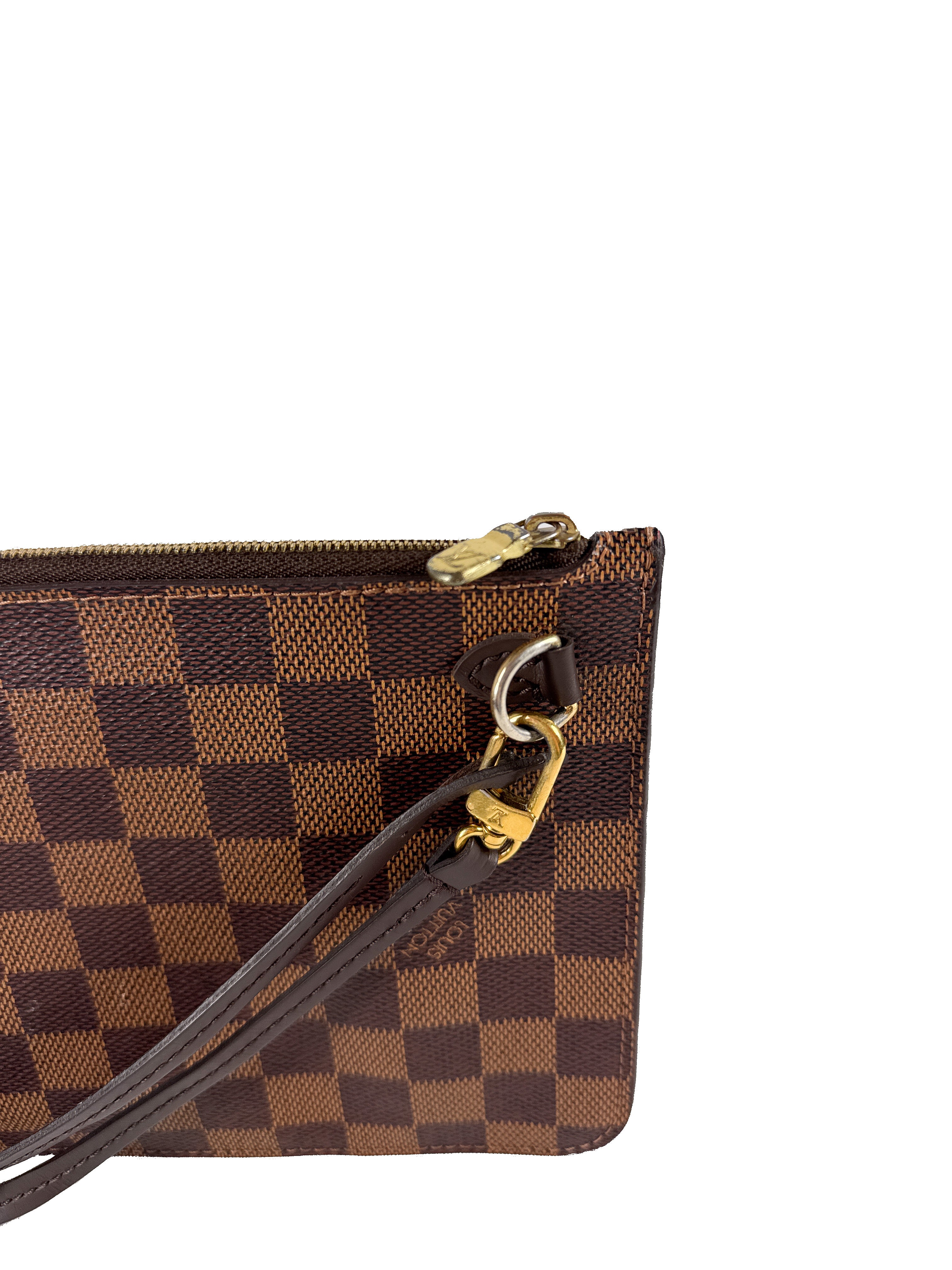 Louis Vuitton damier ebene neverfull pouch SD1169