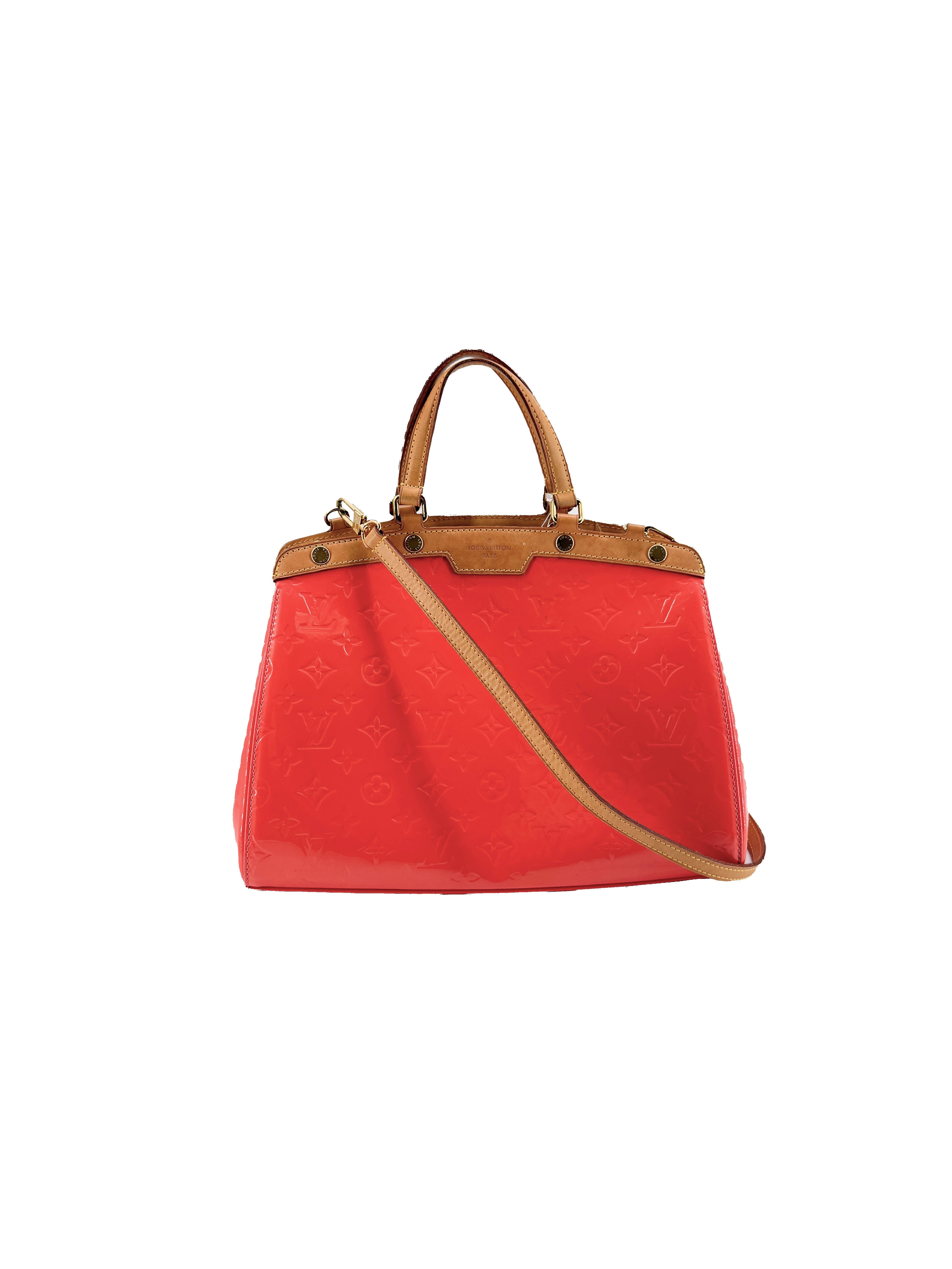 Louis Vuitton Vernis Brea MM orange sunset SR4164