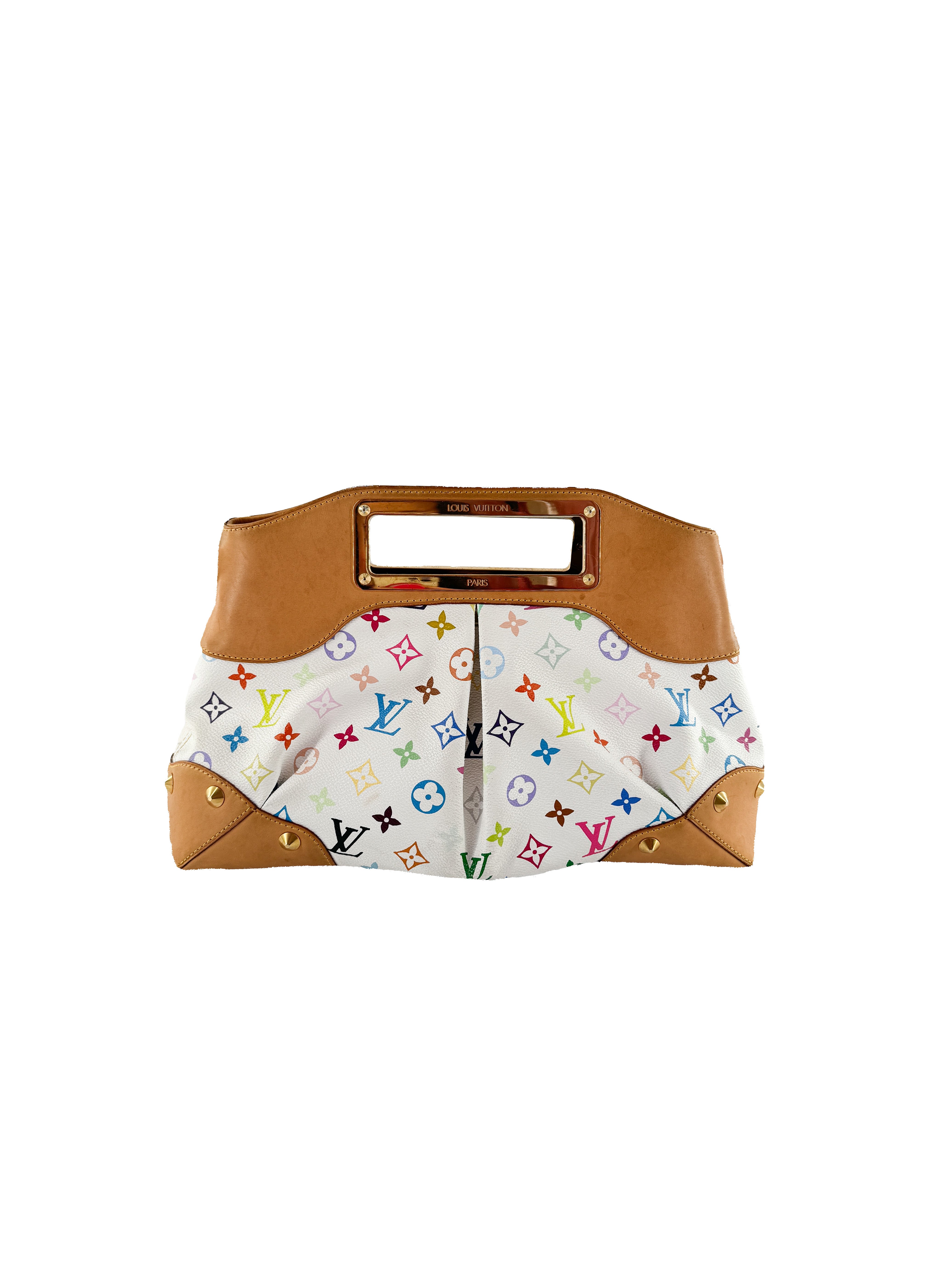 Louis Vuitton white multicolor Judy MM TR1162