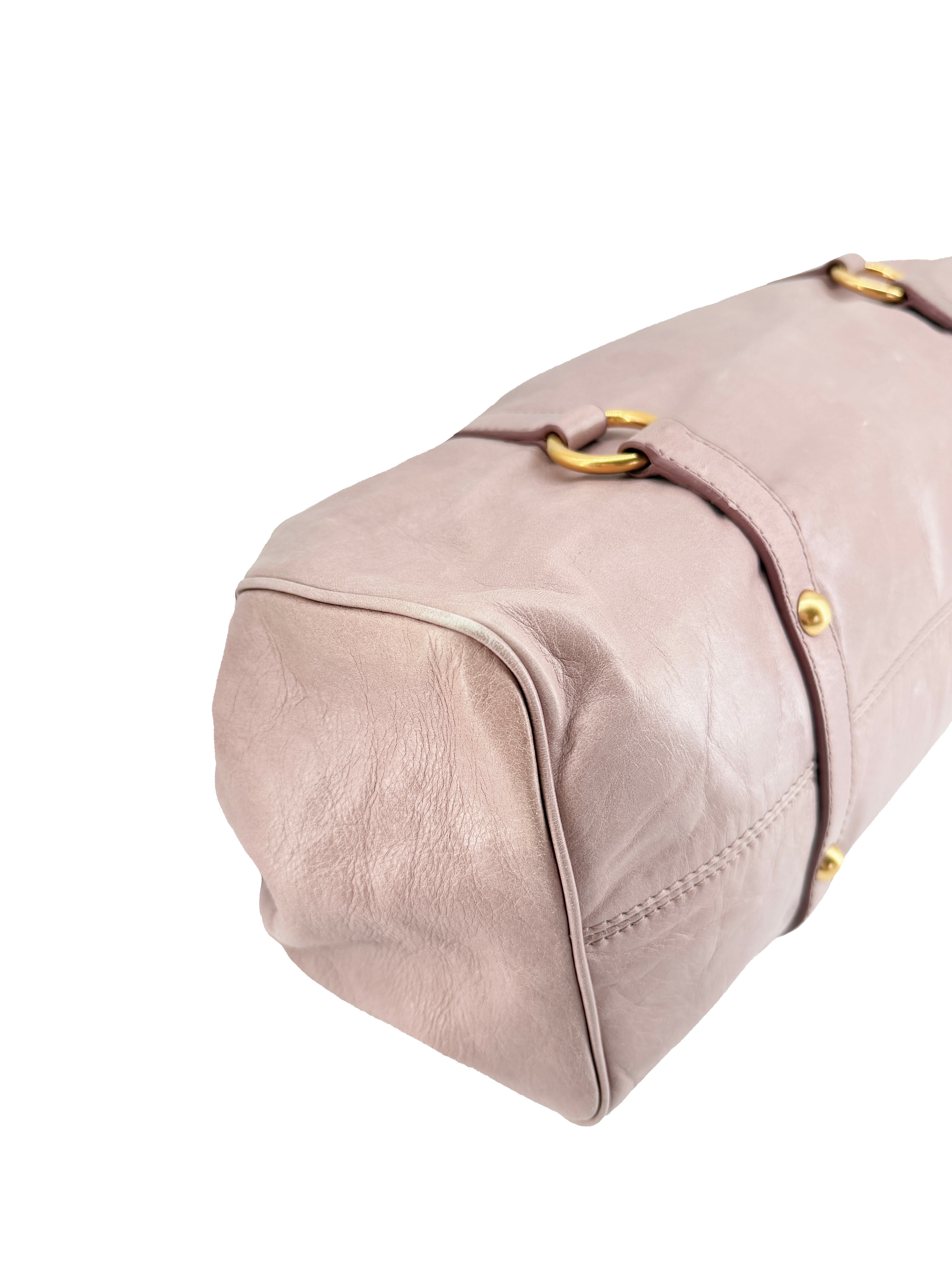 Miu Miu taupe blush Bow satchel 197