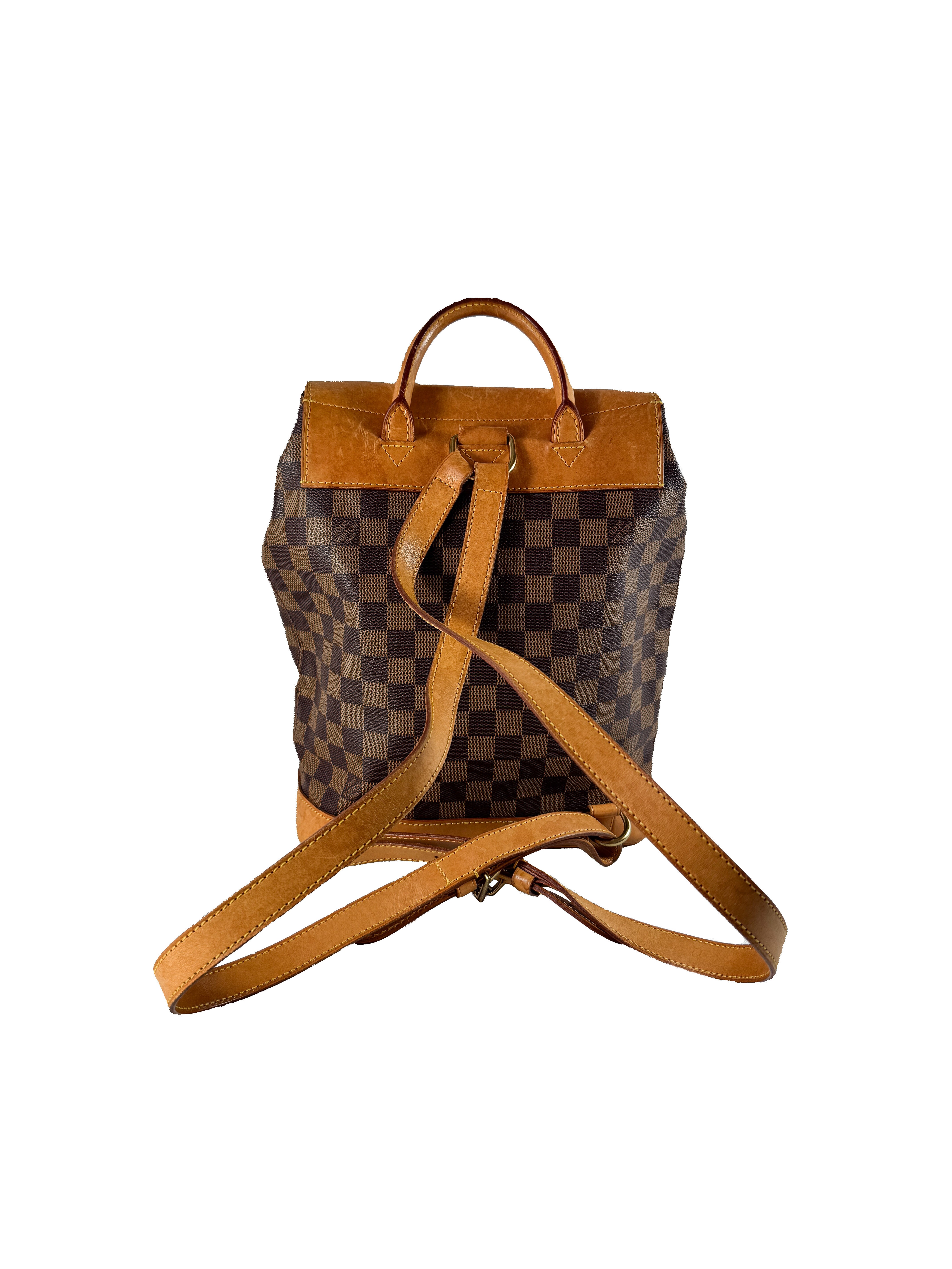 Louis Vuitton damier ebene Arlequin centenaire backpack TH0976
