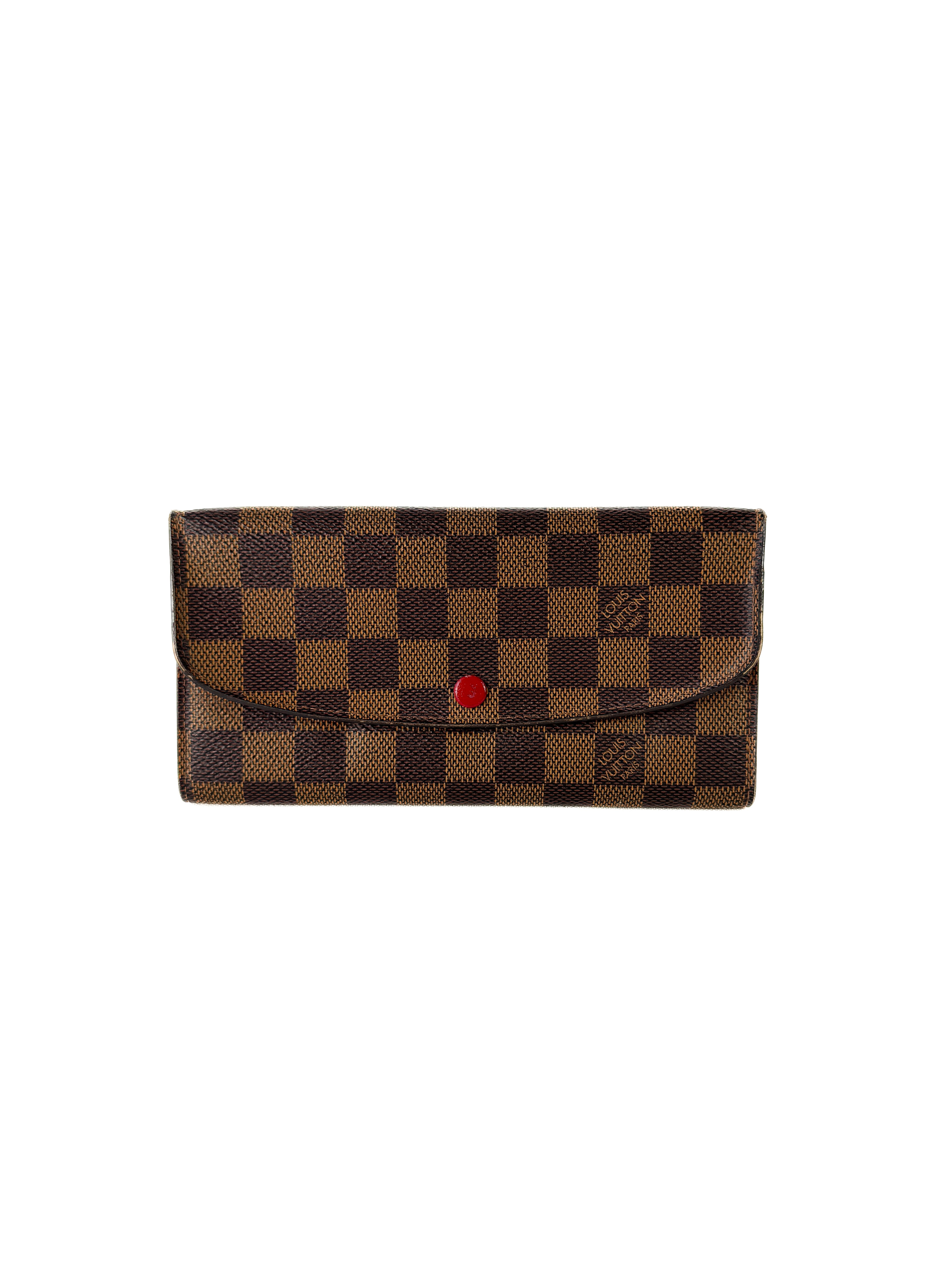 Louis Vuitton damier ebene Emilie wallet TA2126