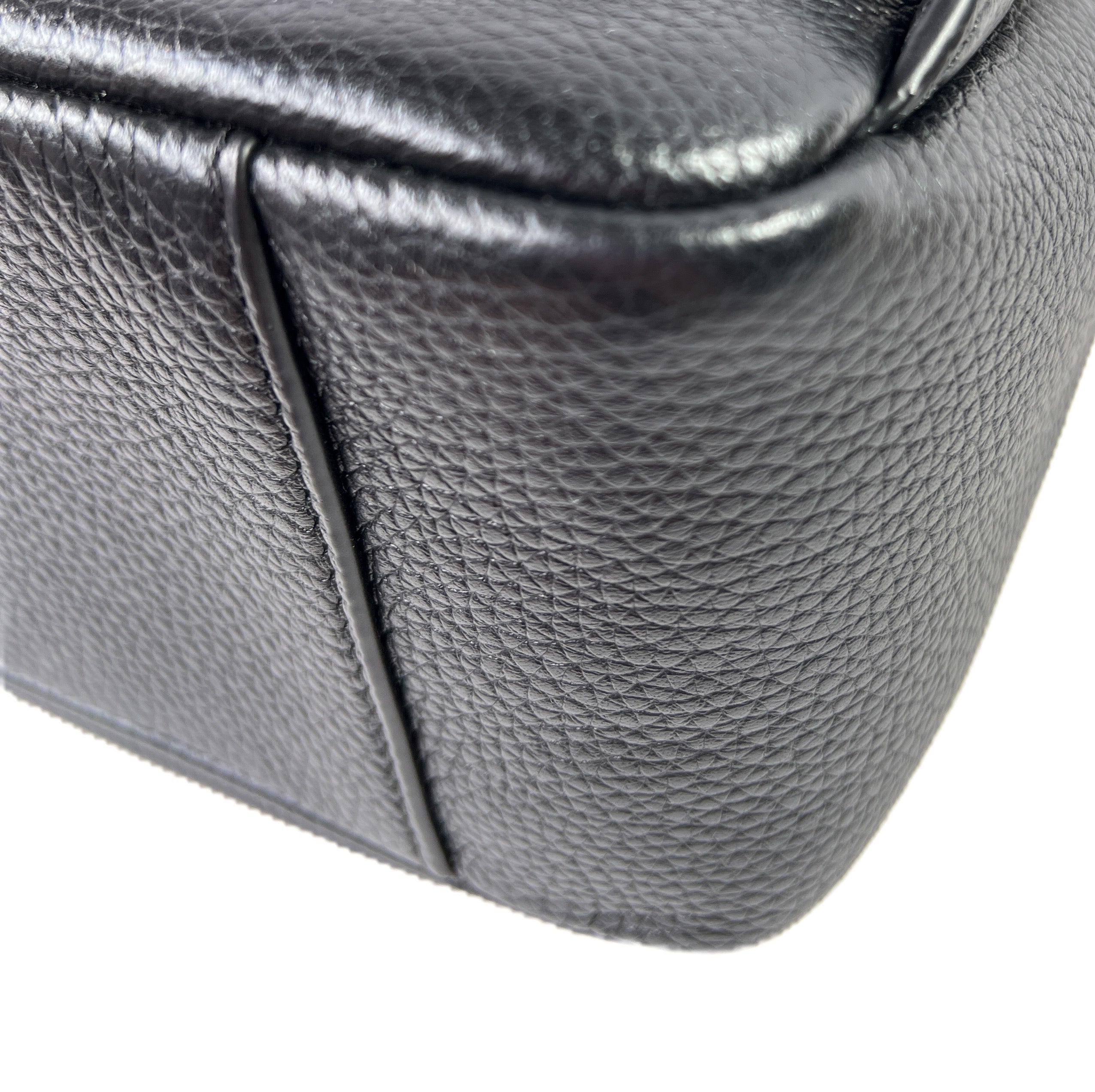 Tory Burch black leather Thea mini backpack