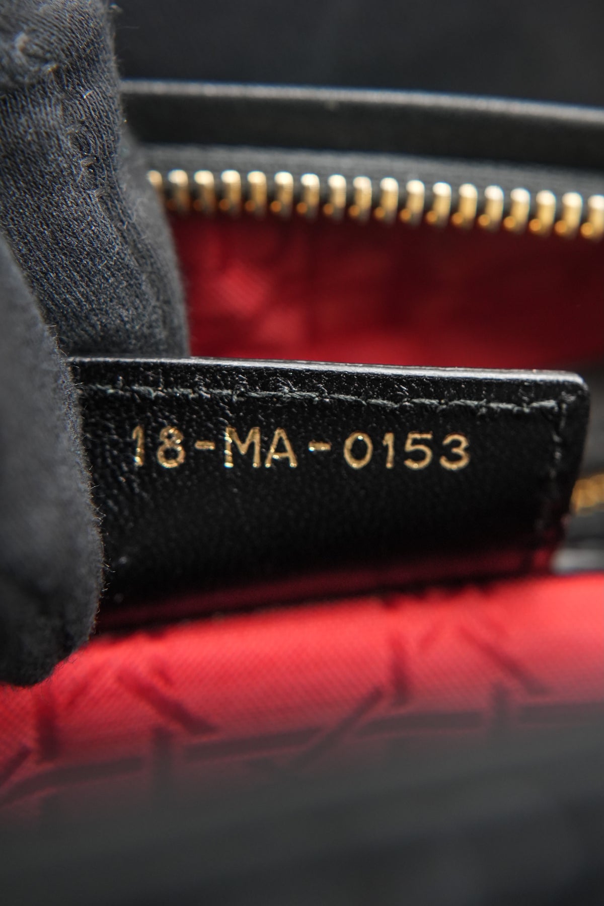 Christian Dior black quilted Lady Dior vintage 18-MA-0153