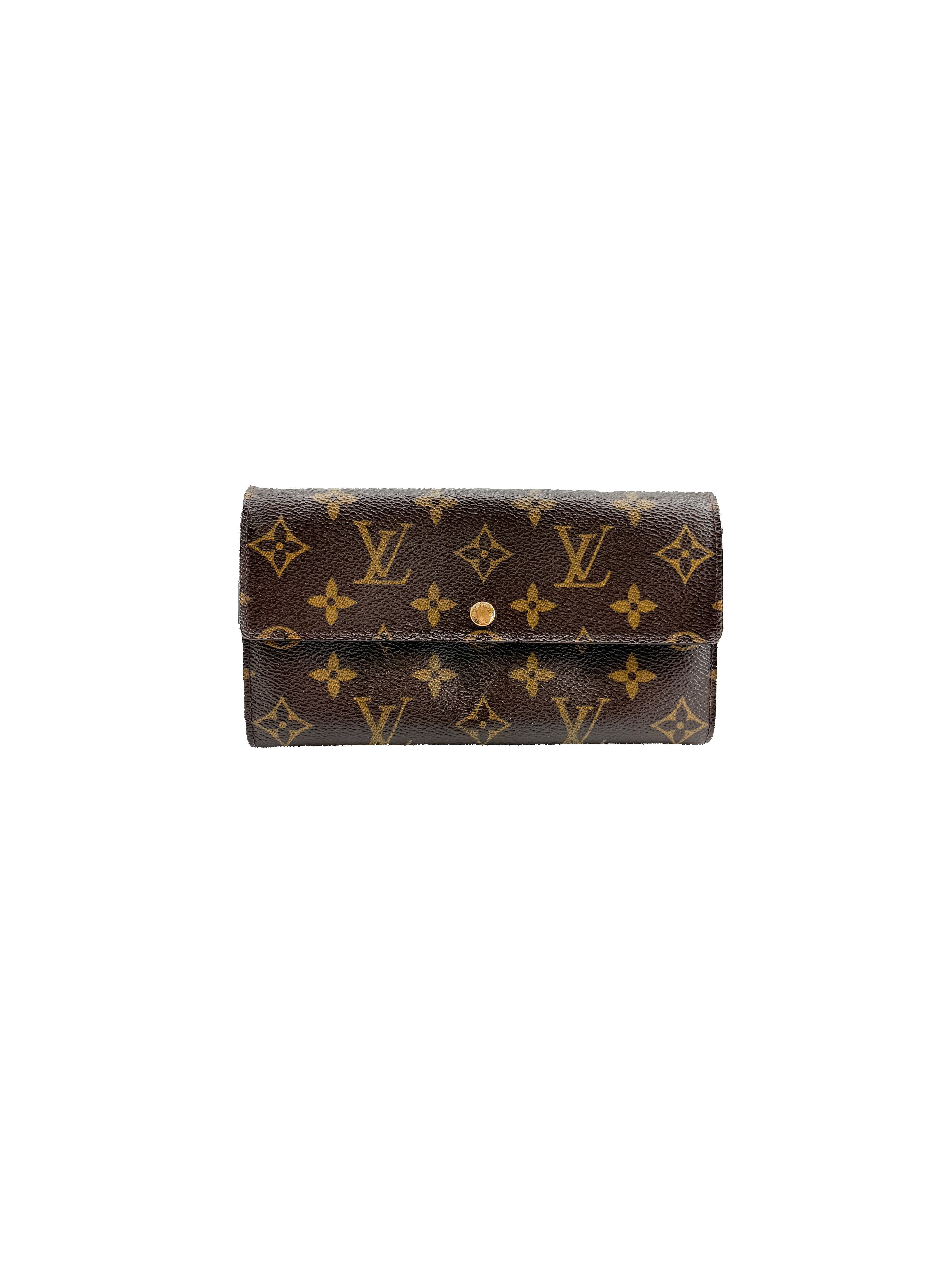 Louis Vuitton monogram Porte Monnaie long wallet MB0093