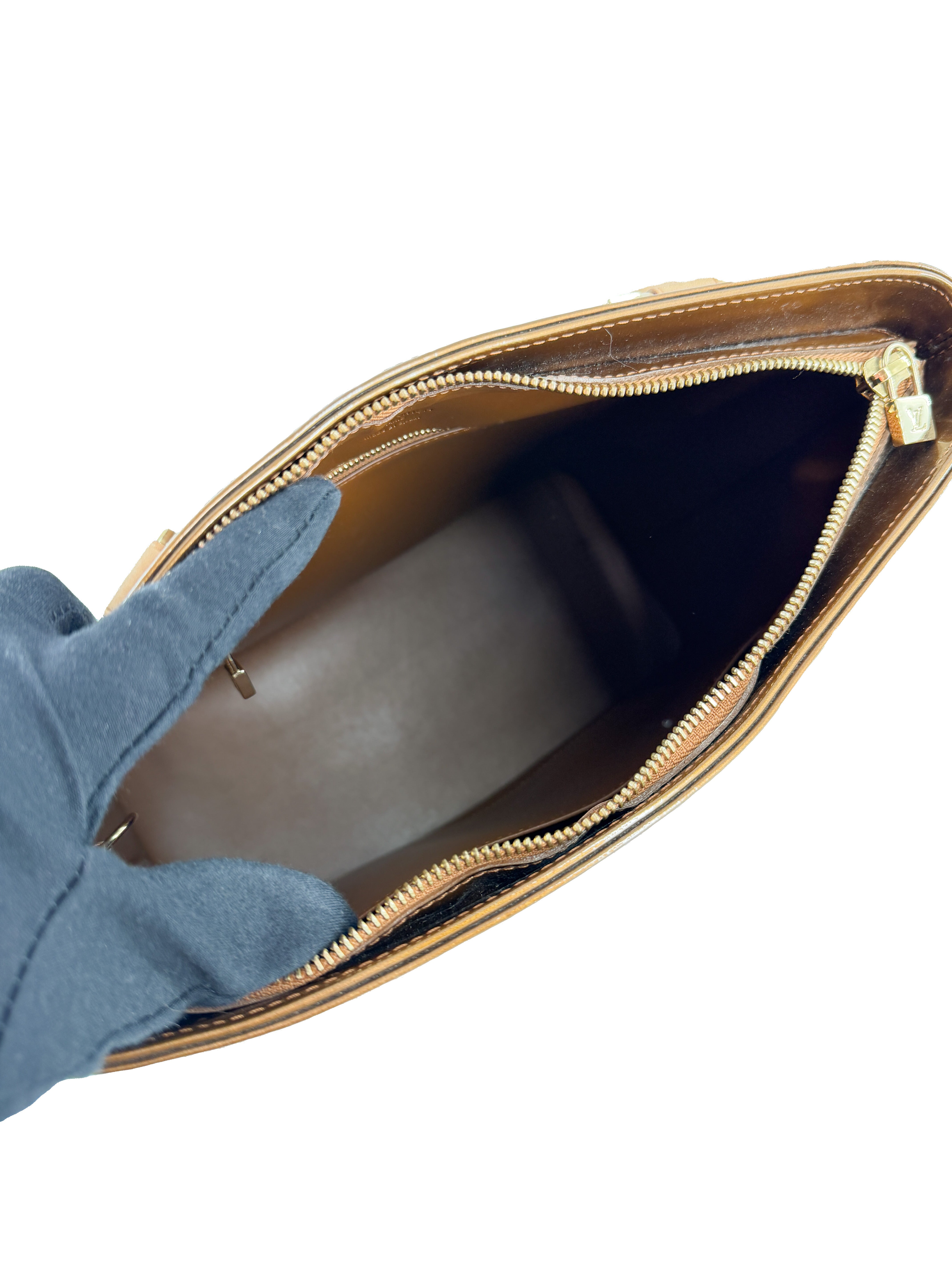 Louis Vuitton bronze vernis Houston tote LM0032