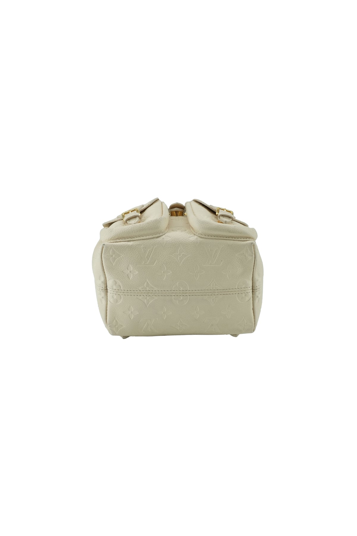Louis Vuitton cream empreinte monogram Backup backpack NFC
